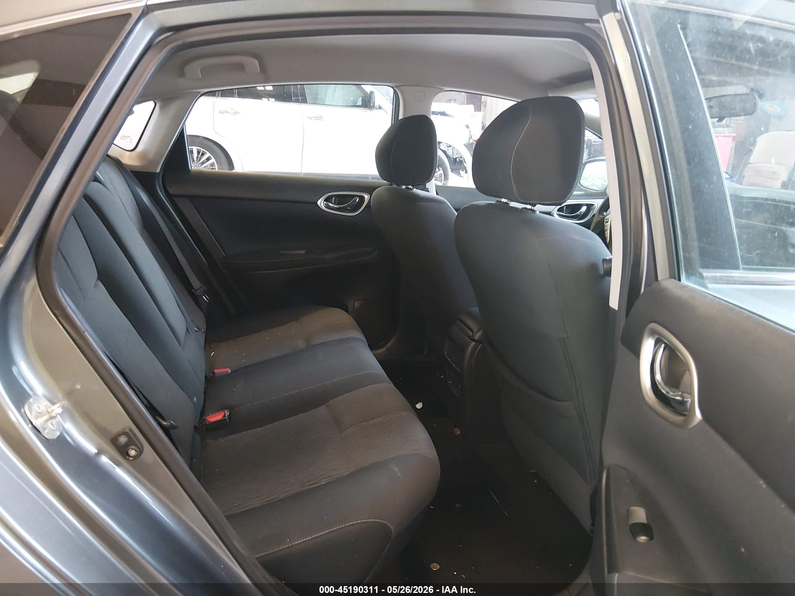 2015 Nissan Sentra Sv Gray vin: 3N1AB7AP2FL695289