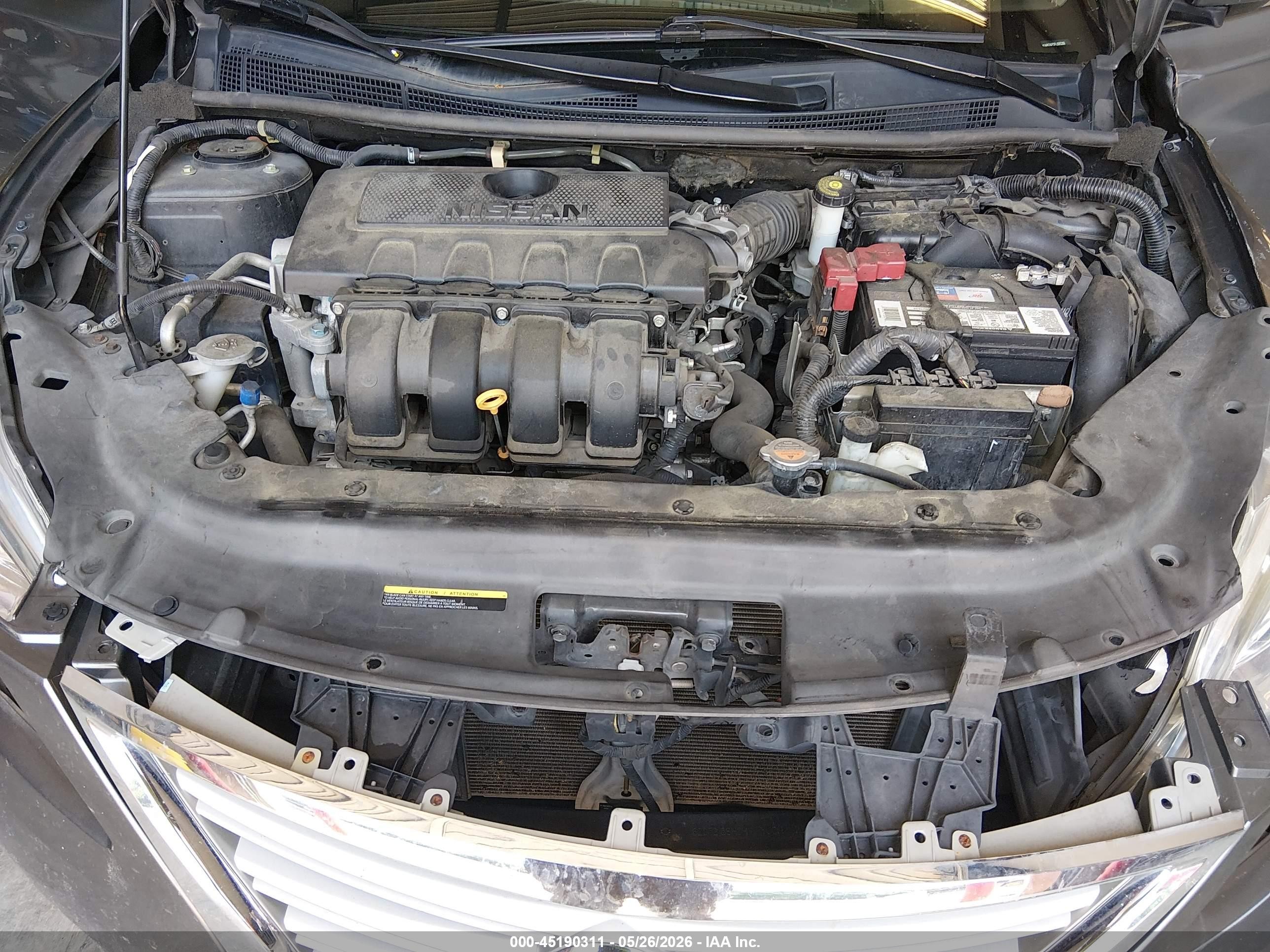 2015 Nissan Sentra Sv Gray vin: 3N1AB7AP2FL695289