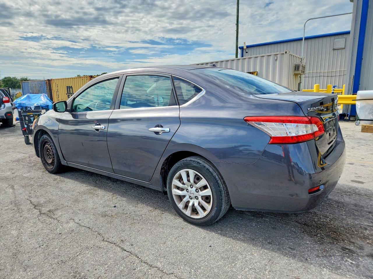 2015 Nissan Sentra Sv Gray vin: 3N1AB7AP2FY213942