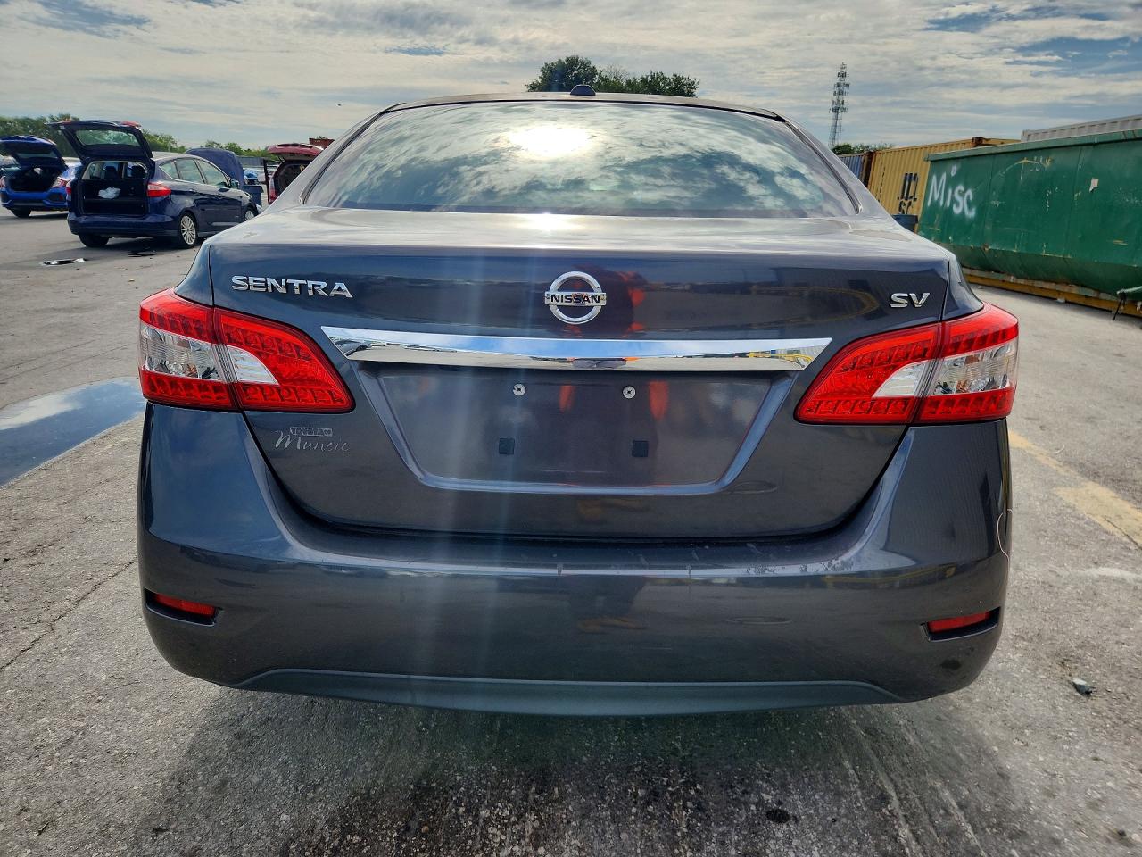 2015 Nissan Sentra Sv Gray vin: 3N1AB7AP2FY213942