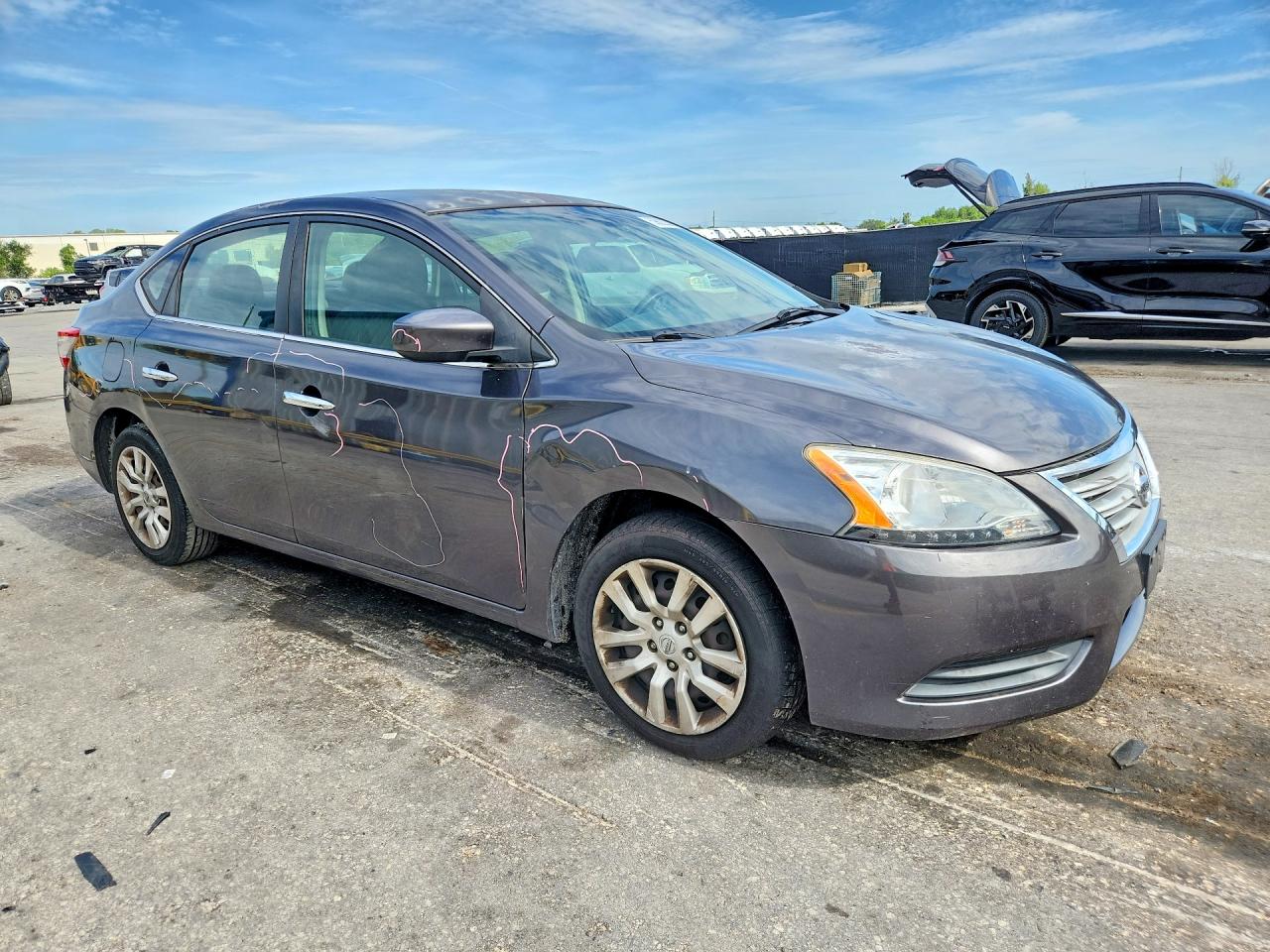 2015 Nissan Sentra Sv Gray vin: 3N1AB7AP2FY213942