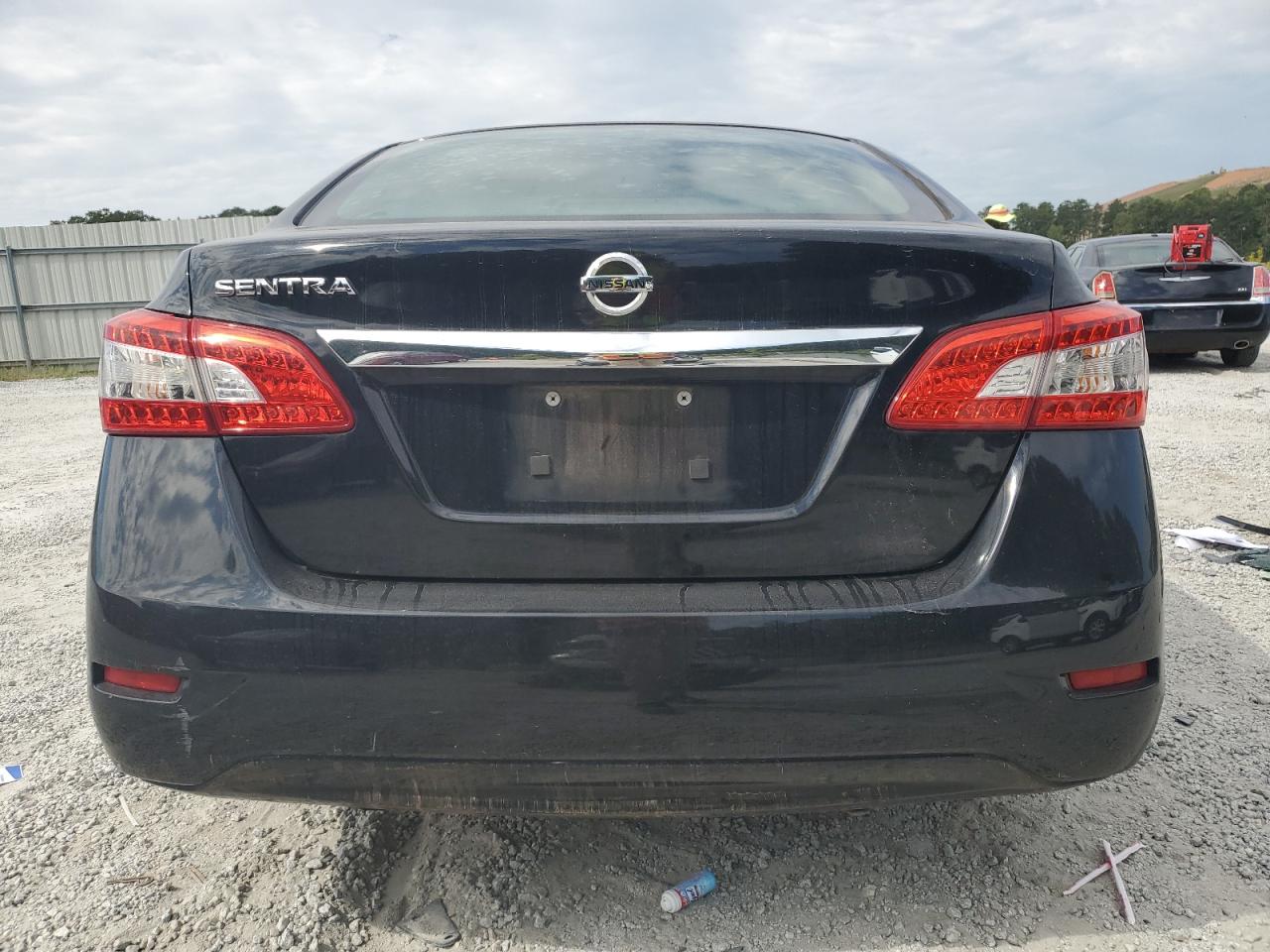 2015 Nissan Sentra S Black vin: 3N1AB7AP2FY214010