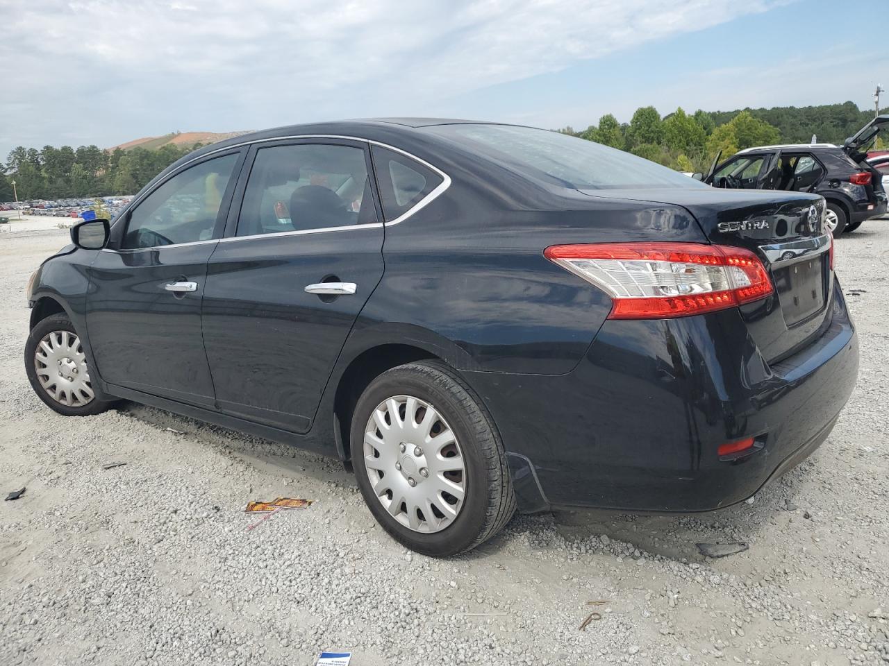 2015 Nissan Sentra S Black vin: 3N1AB7AP2FY214010