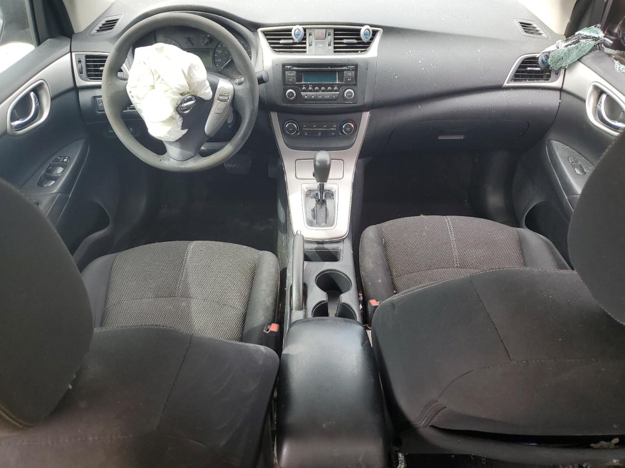2015 Nissan Sentra S Black vin: 3N1AB7AP2FY214010