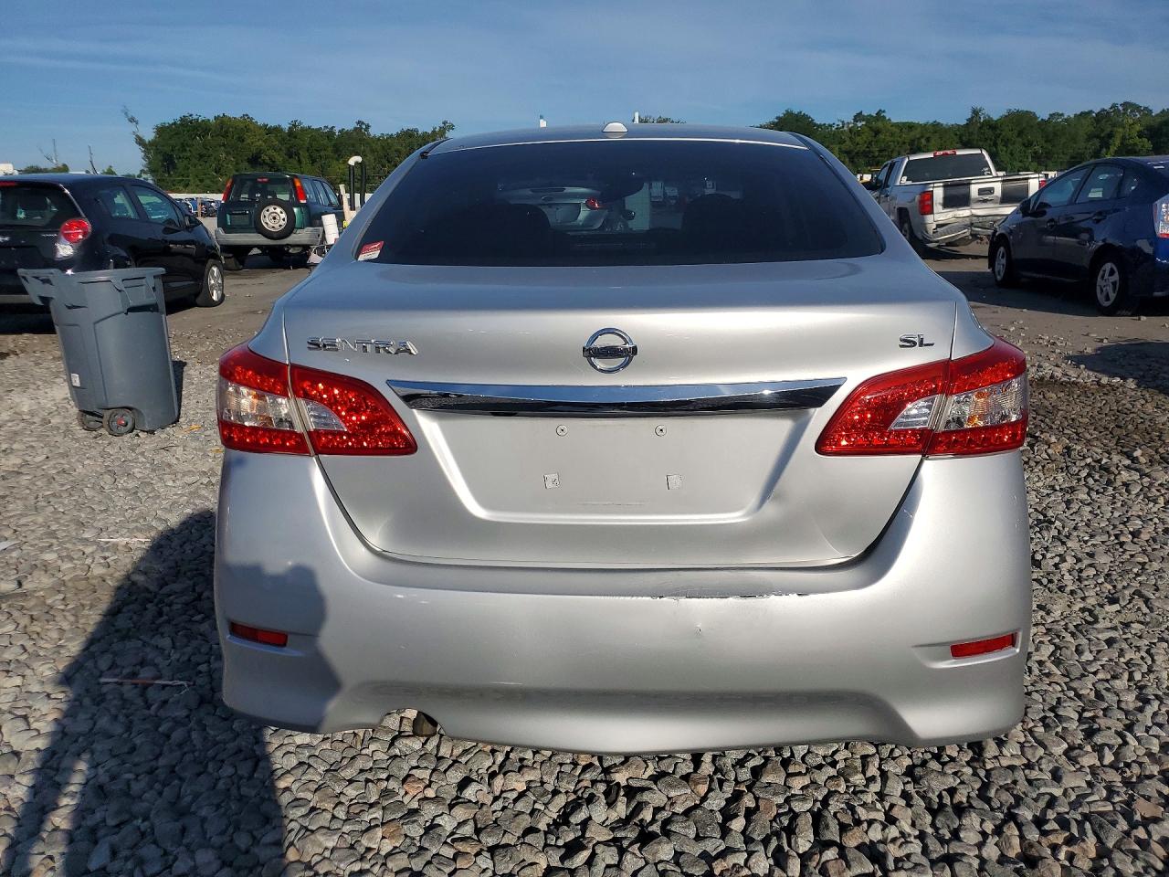 2015 Nissan Sentra Sl Silver vin: 3N1AB7AP2FY220289