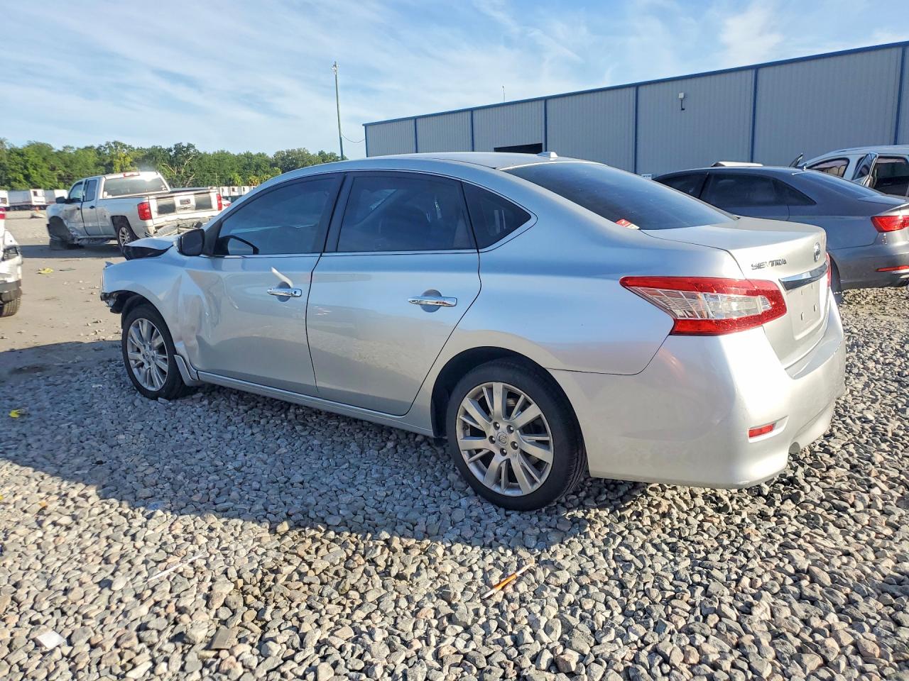 2015 Nissan Sentra Sl Silver vin: 3N1AB7AP2FY220289