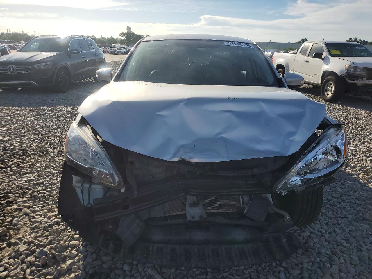 2015 Nissan Sentra Sl Silver vin: 3N1AB7AP2FY220289