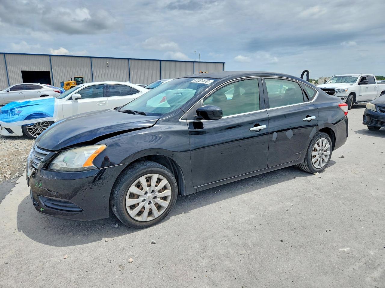 2015 Nissan Sentra S Black vin: 3N1AB7AP2FY222057