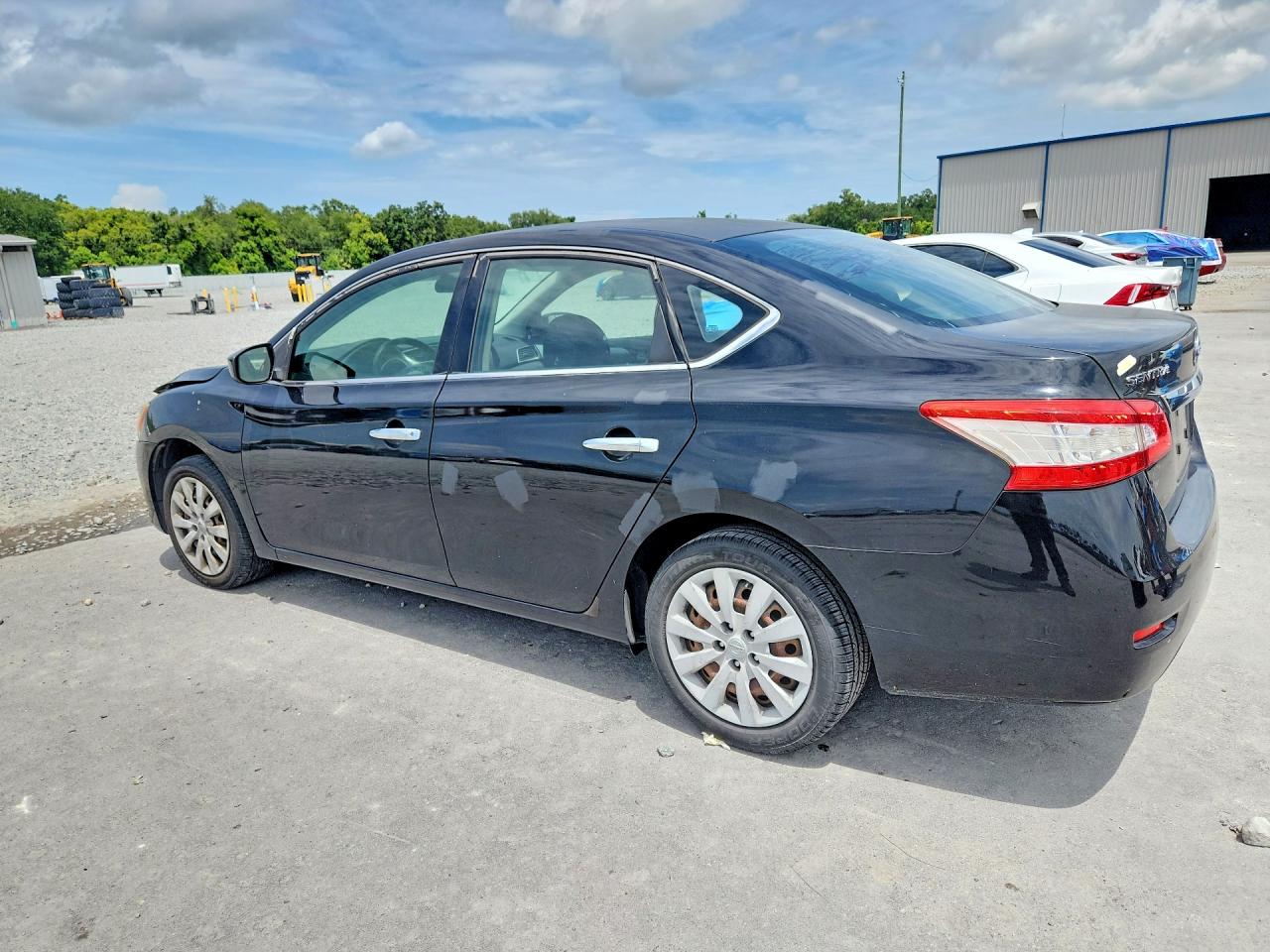 2015 Nissan Sentra S Black vin: 3N1AB7AP2FY222057
