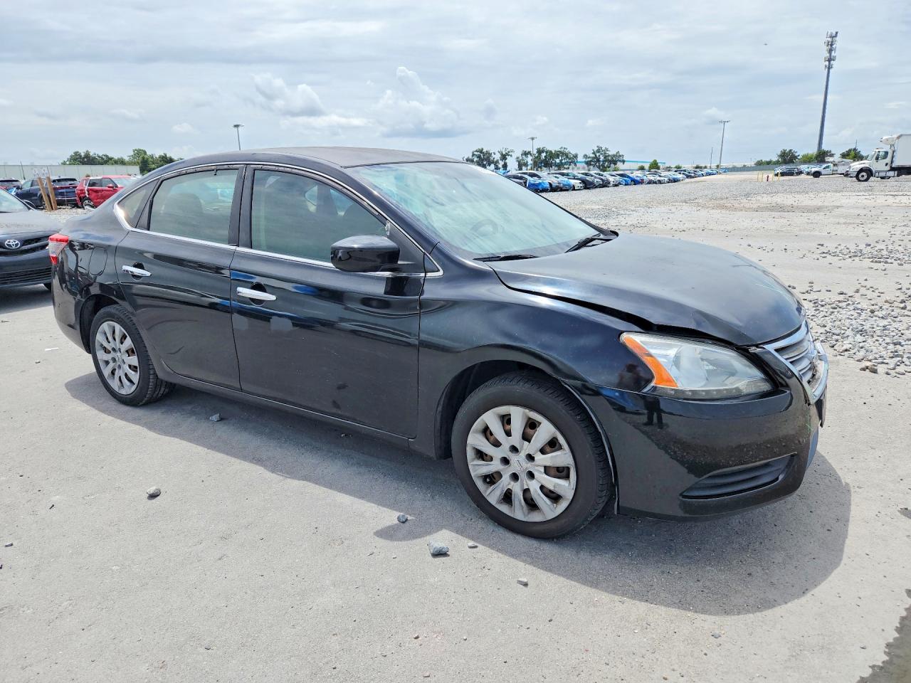 2015 Nissan Sentra S Black vin: 3N1AB7AP2FY222057