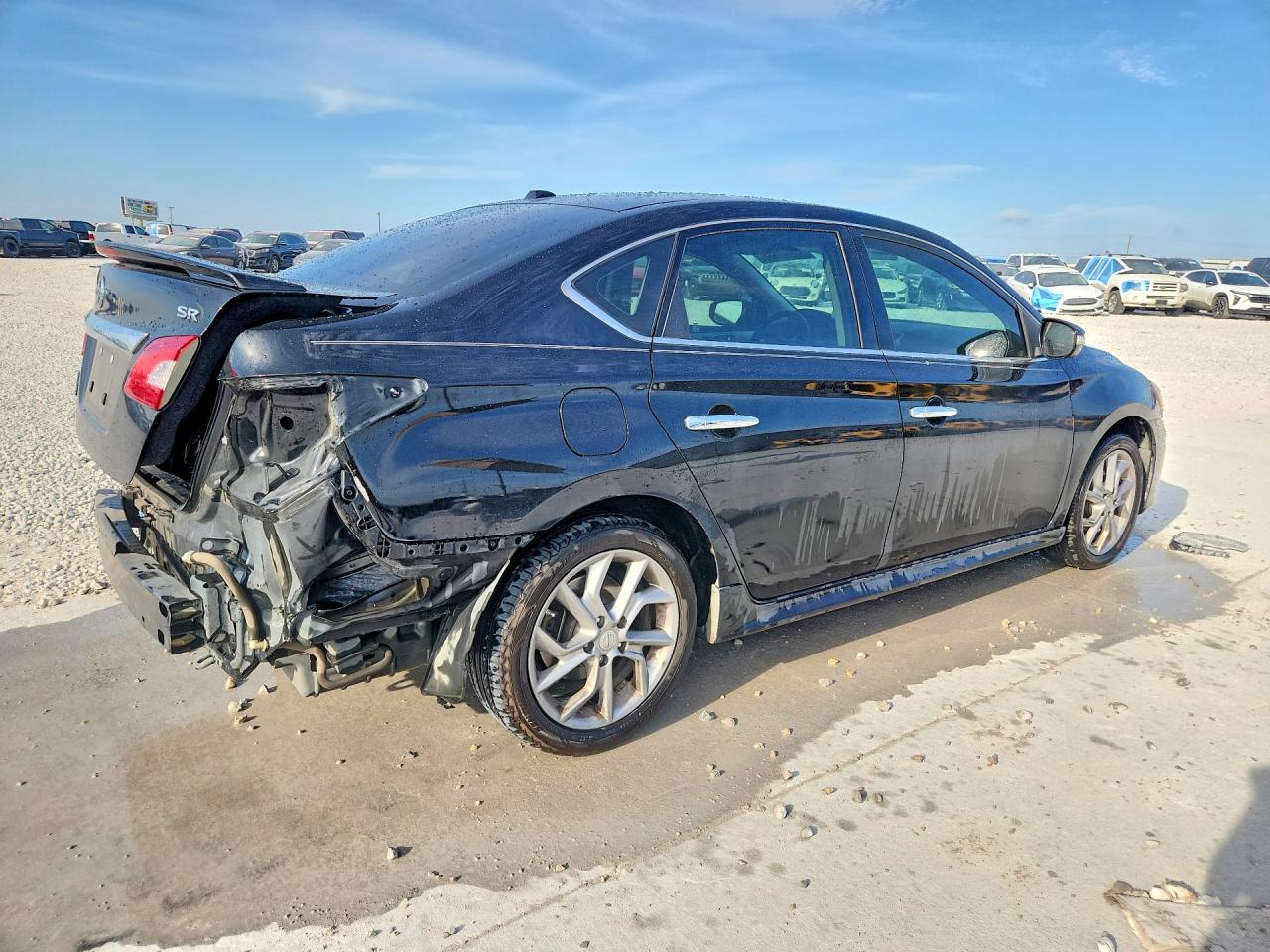2015 Nissan Sentra Sr Black vin: 3N1AB7AP2FY225315
