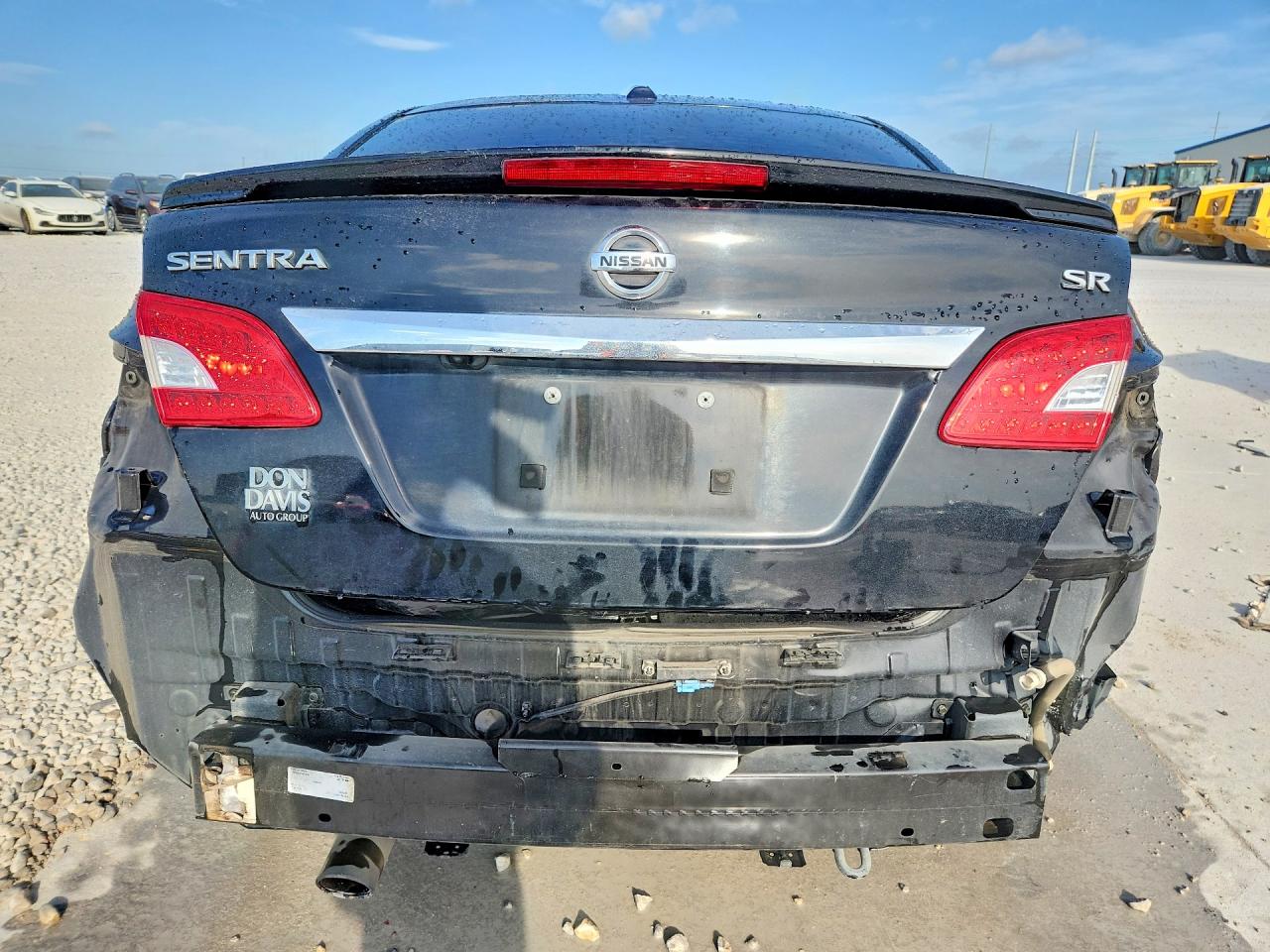 2015 Nissan Sentra Sr Black vin: 3N1AB7AP2FY225315