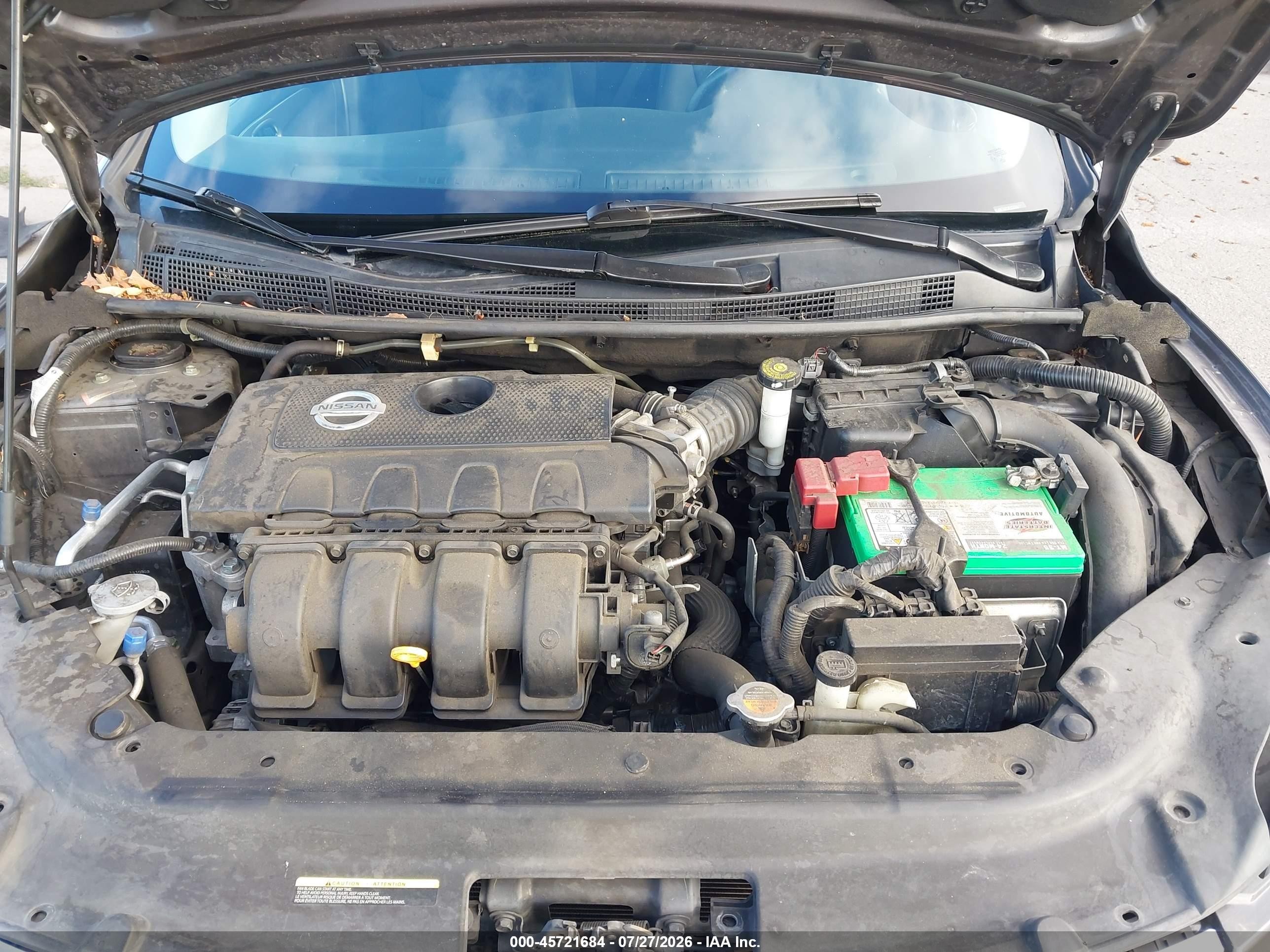 2015 Nissan Sentra Sr Gray vin: 3N1AB7AP2FY225847