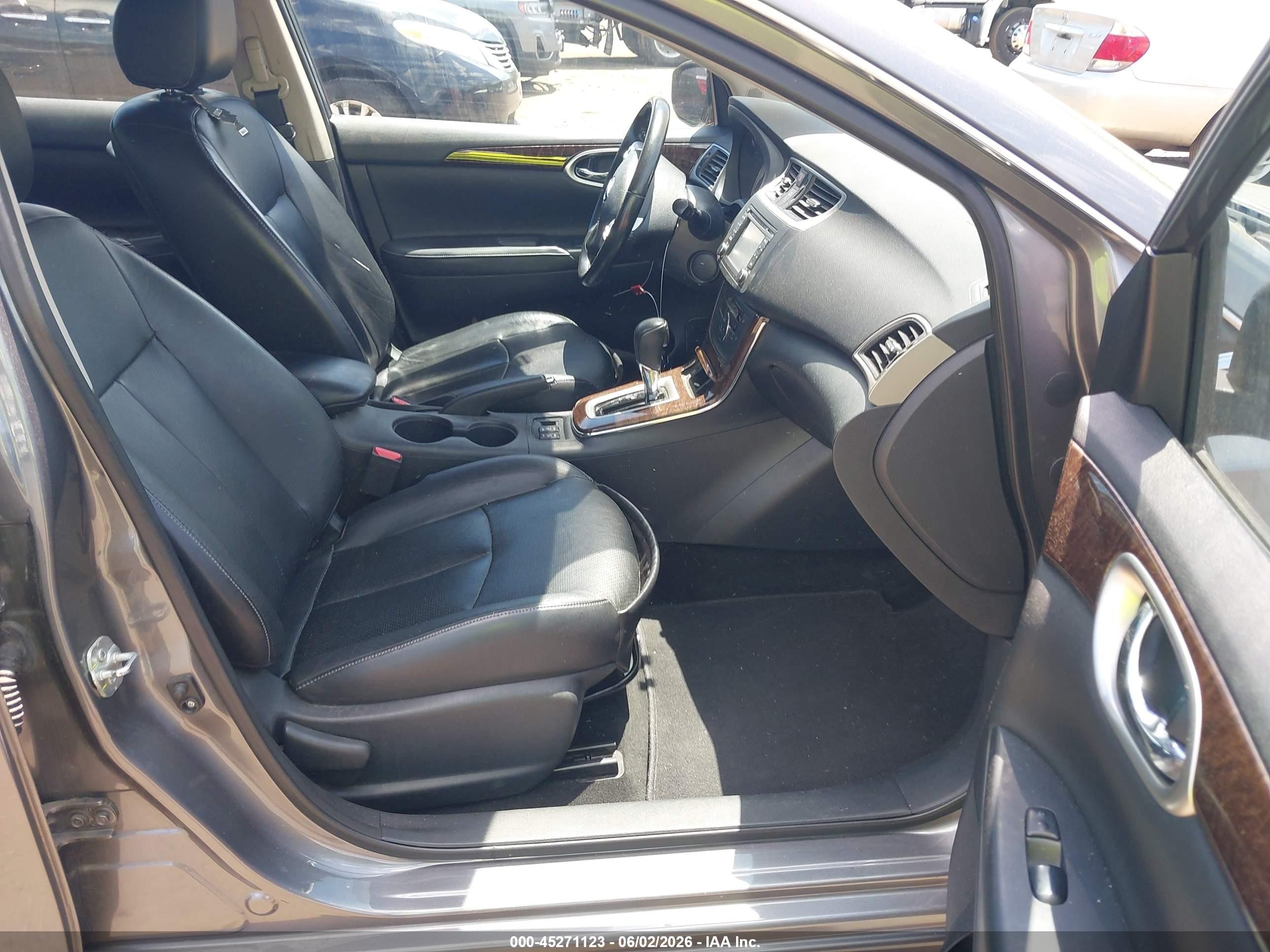 2015 Nissan Sentra Sl Silver vin: 3N1AB7AP2FY227873