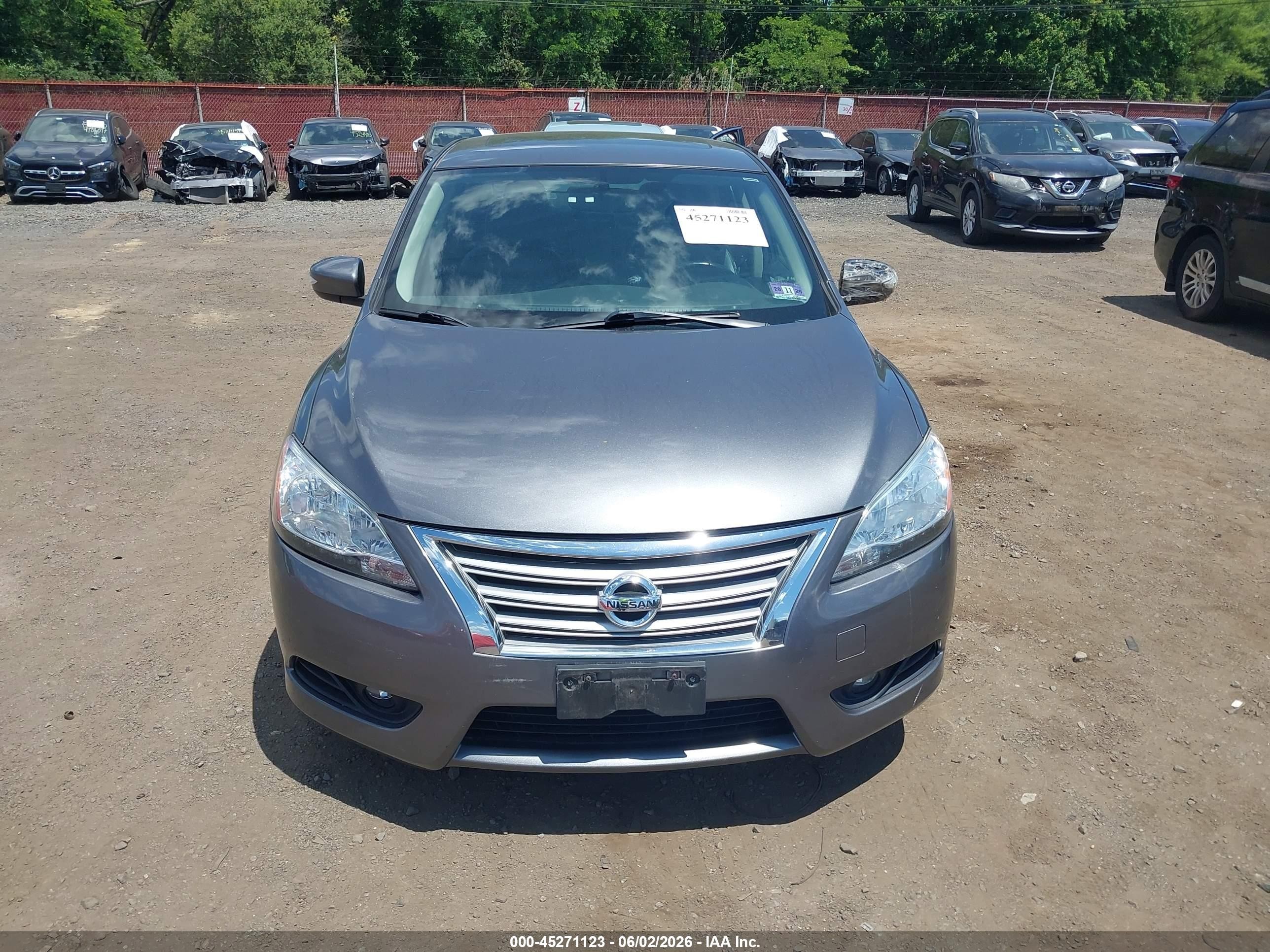 2015 Nissan Sentra Sl Silver vin: 3N1AB7AP2FY227873