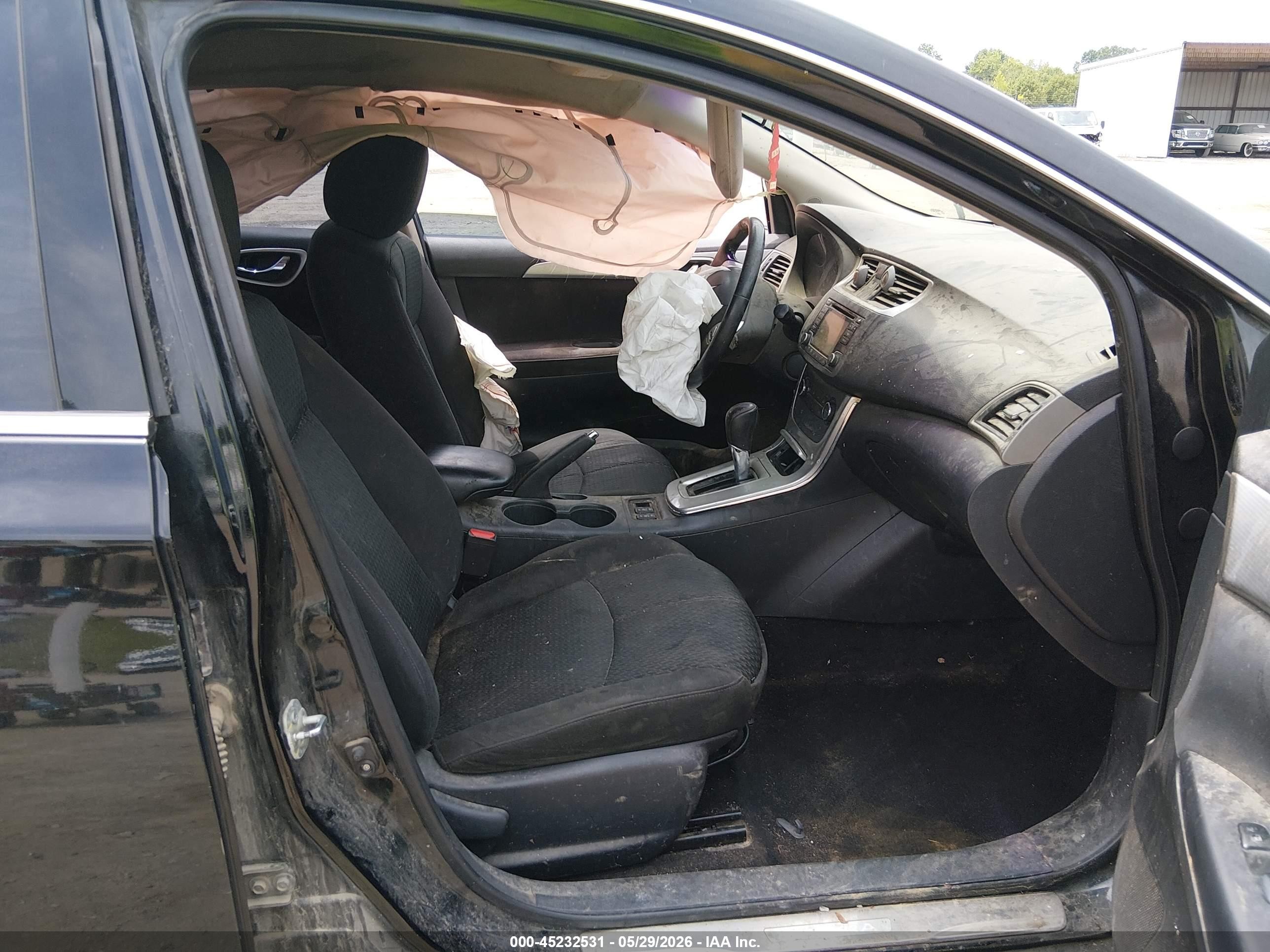 2015 Nissan Sentra Sr Black vin: 3N1AB7AP2FY229512