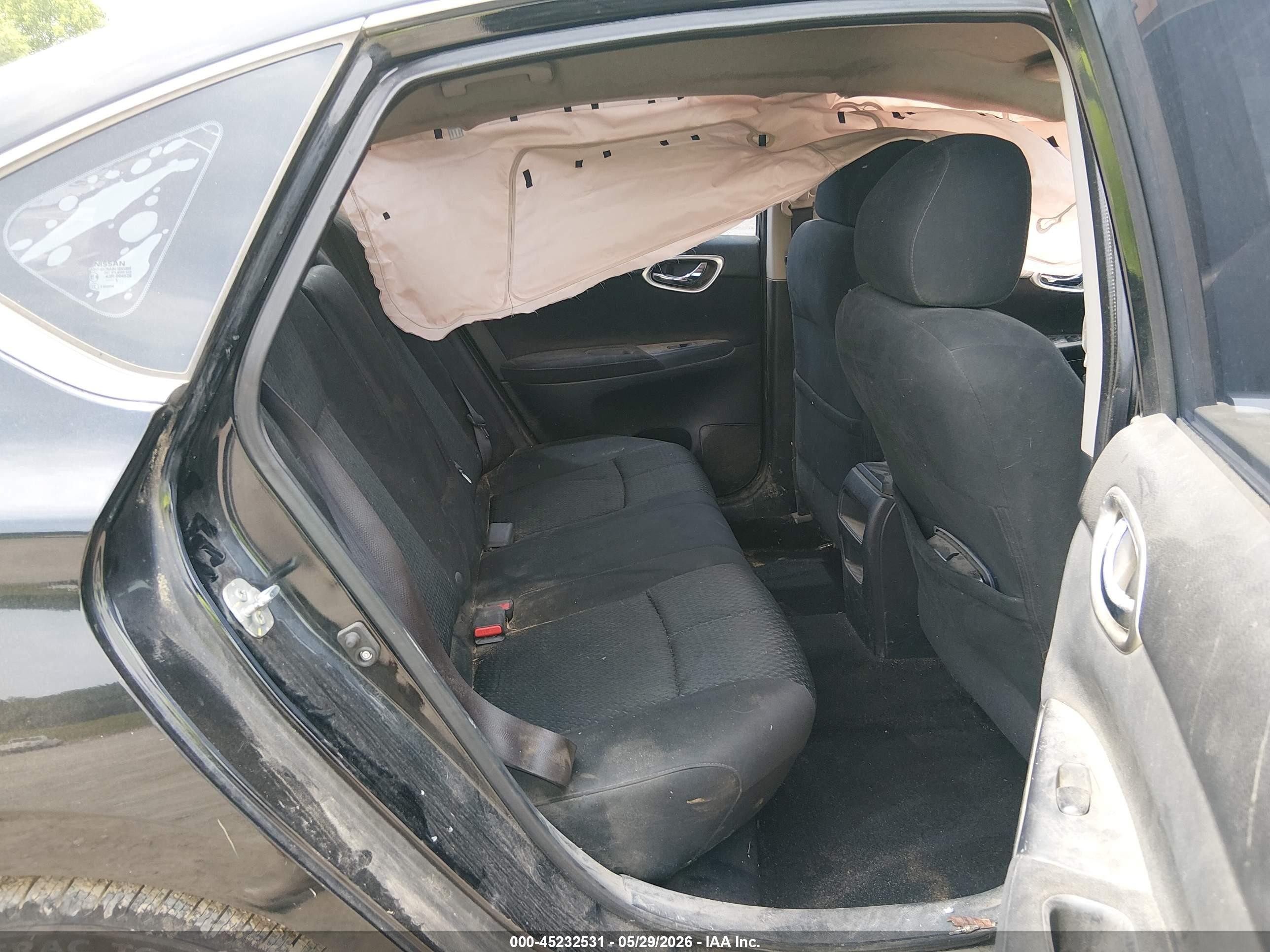 2015 Nissan Sentra Sr Black vin: 3N1AB7AP2FY229512