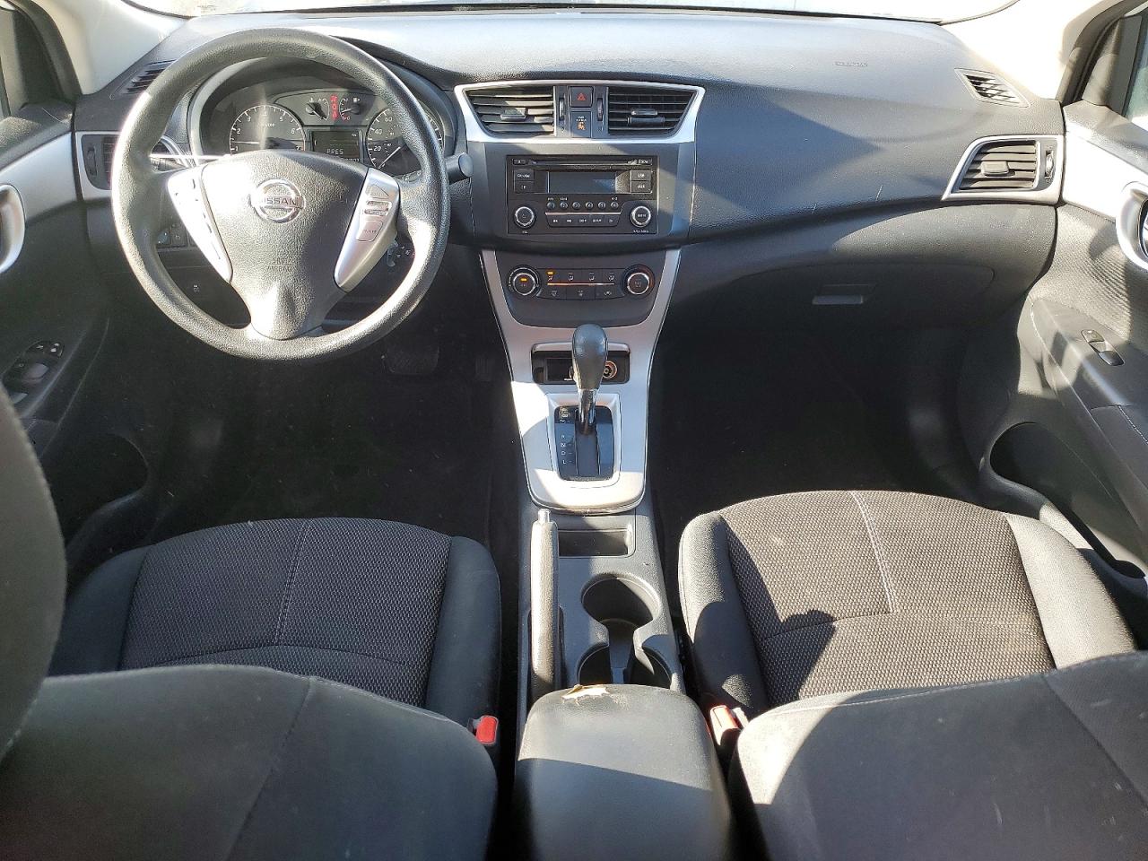 2015 Nissan Sentra S White vin: 3N1AB7AP2FY242230