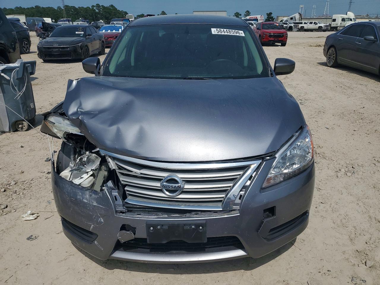 2015 Nissan Sentra S Gray vin: 3N1AB7AP2FY242356