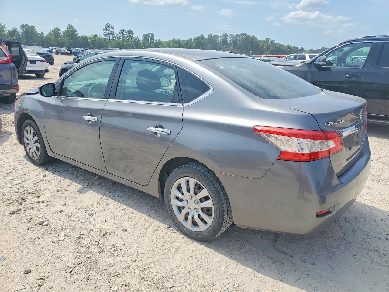 2015 Nissan Sentra S Gray vin: 3N1AB7AP2FY242356