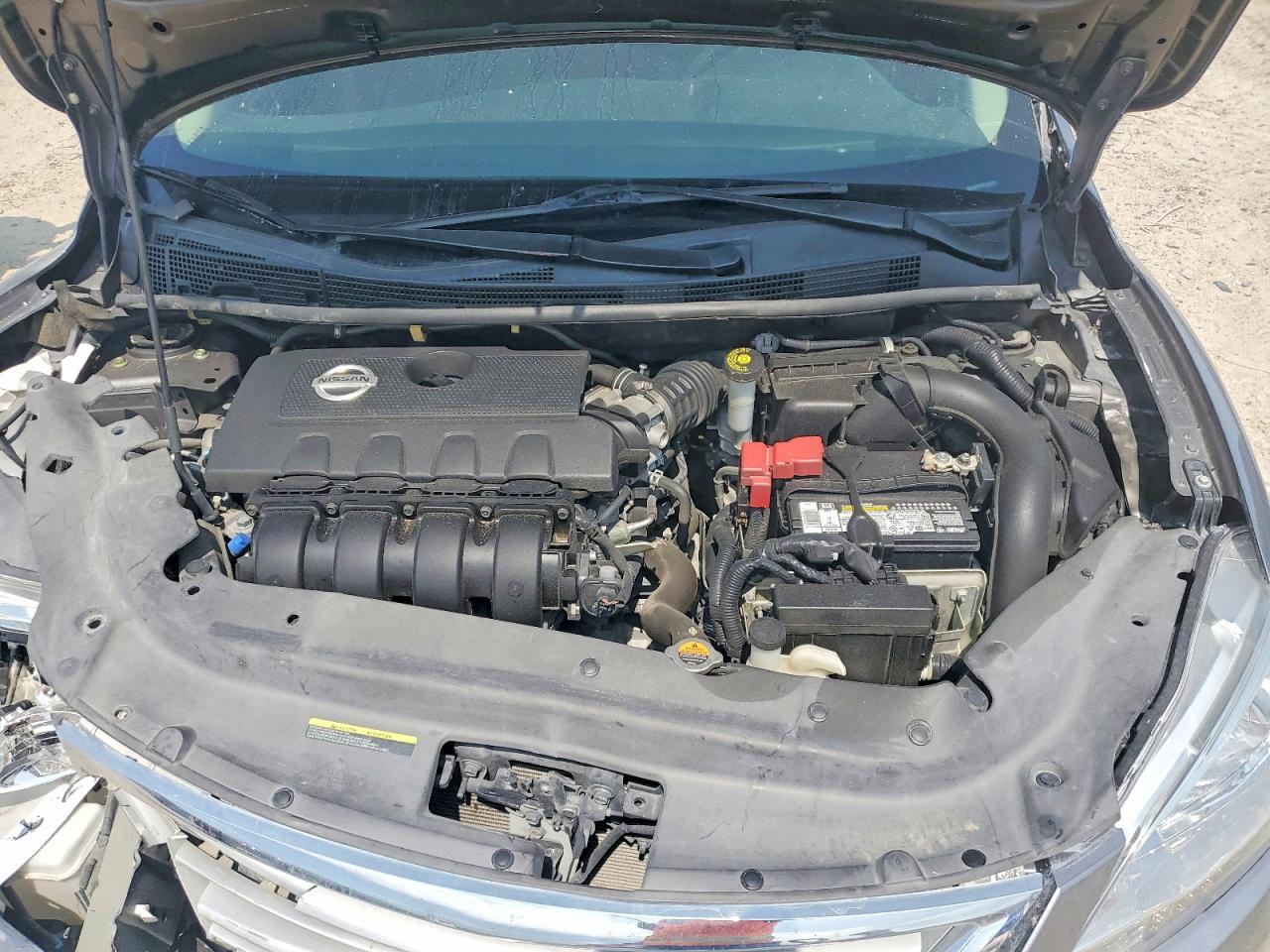 2015 Nissan Sentra S Gray vin: 3N1AB7AP2FY242356