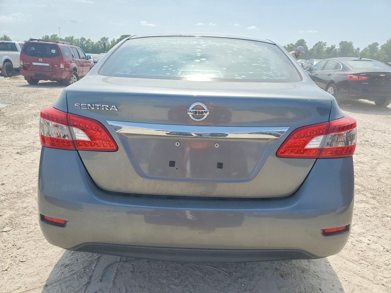 2015 Nissan Sentra S Gray vin: 3N1AB7AP2FY242356