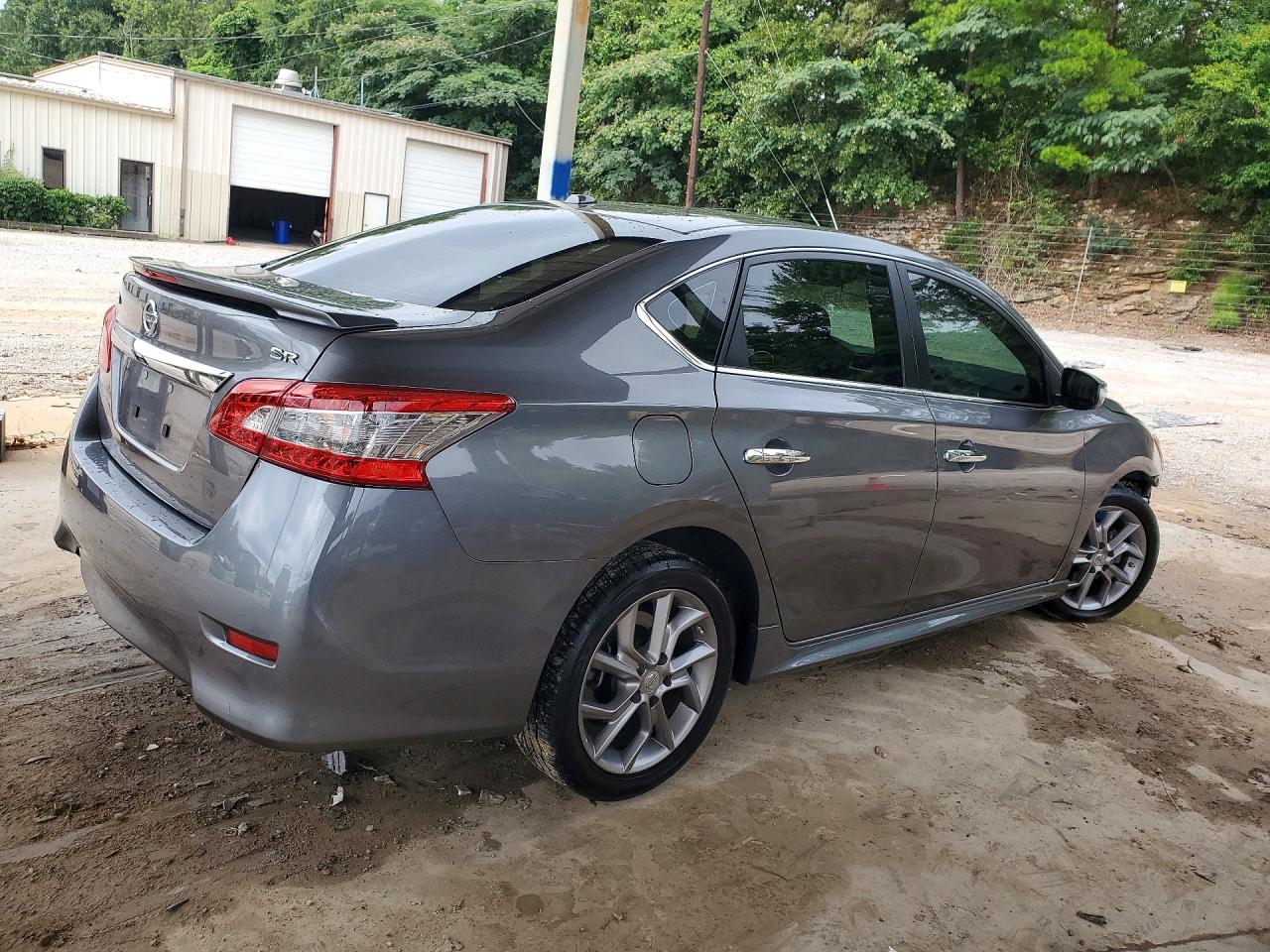 2015 Nissan Sentra Sr Gray vin: 3N1AB7AP2FY245547