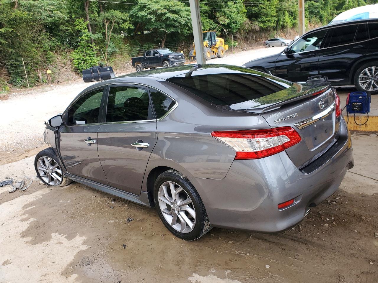 2015 Nissan Sentra Sr Gray vin: 3N1AB7AP2FY245547