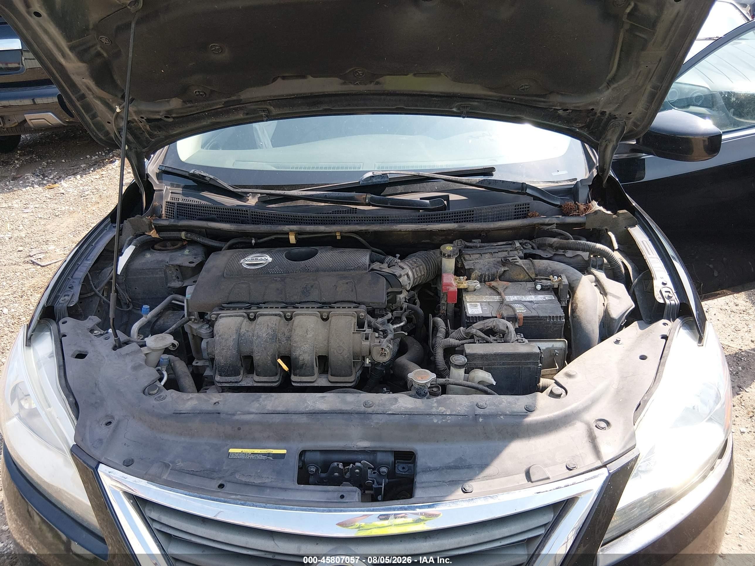 2015 Nissan Sentra S Черный vin: 3N1AB7AP2FY246150