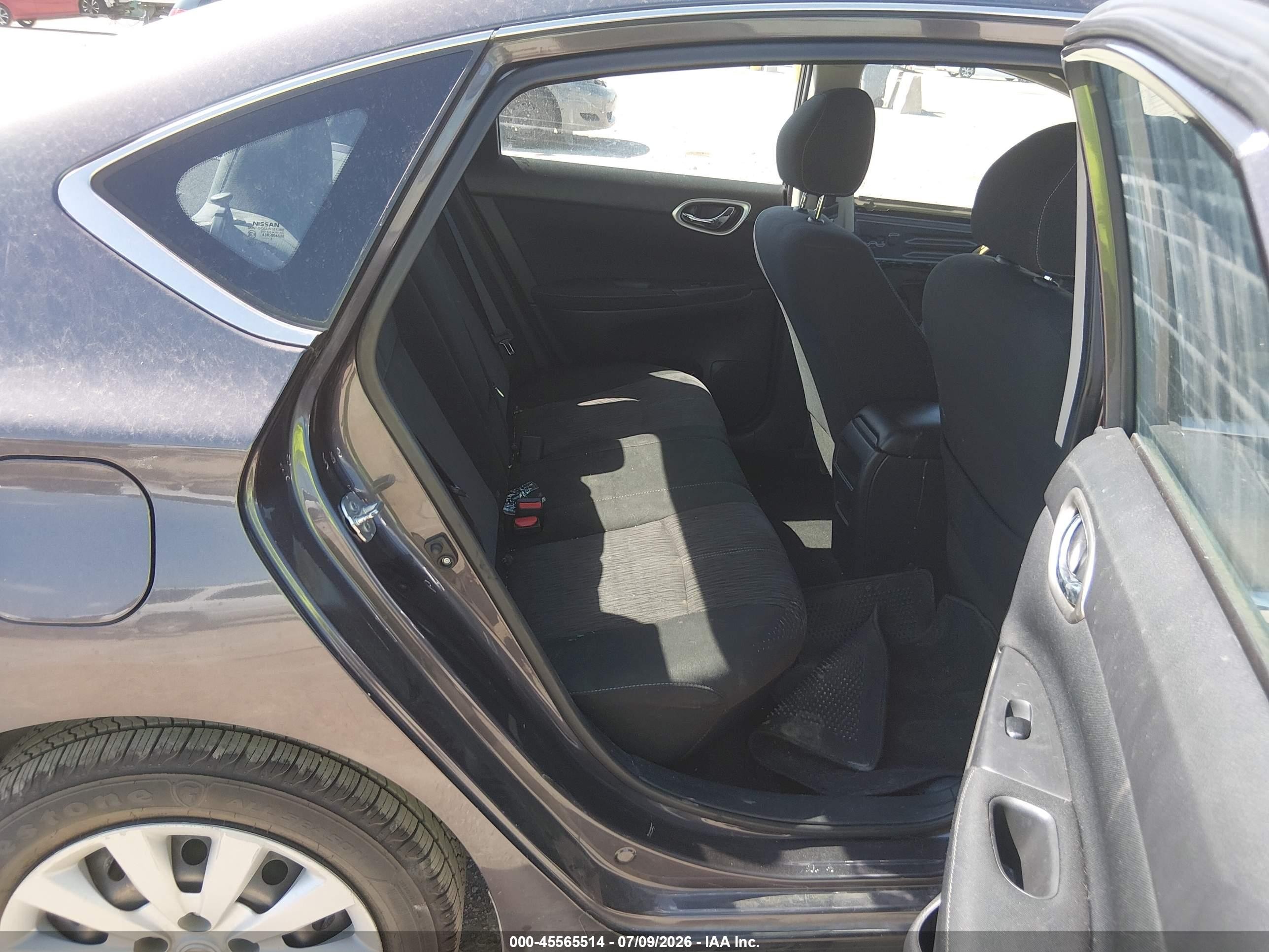 2015 Nissan Sentra Sv Gray vin: 3N1AB7AP2FY253521