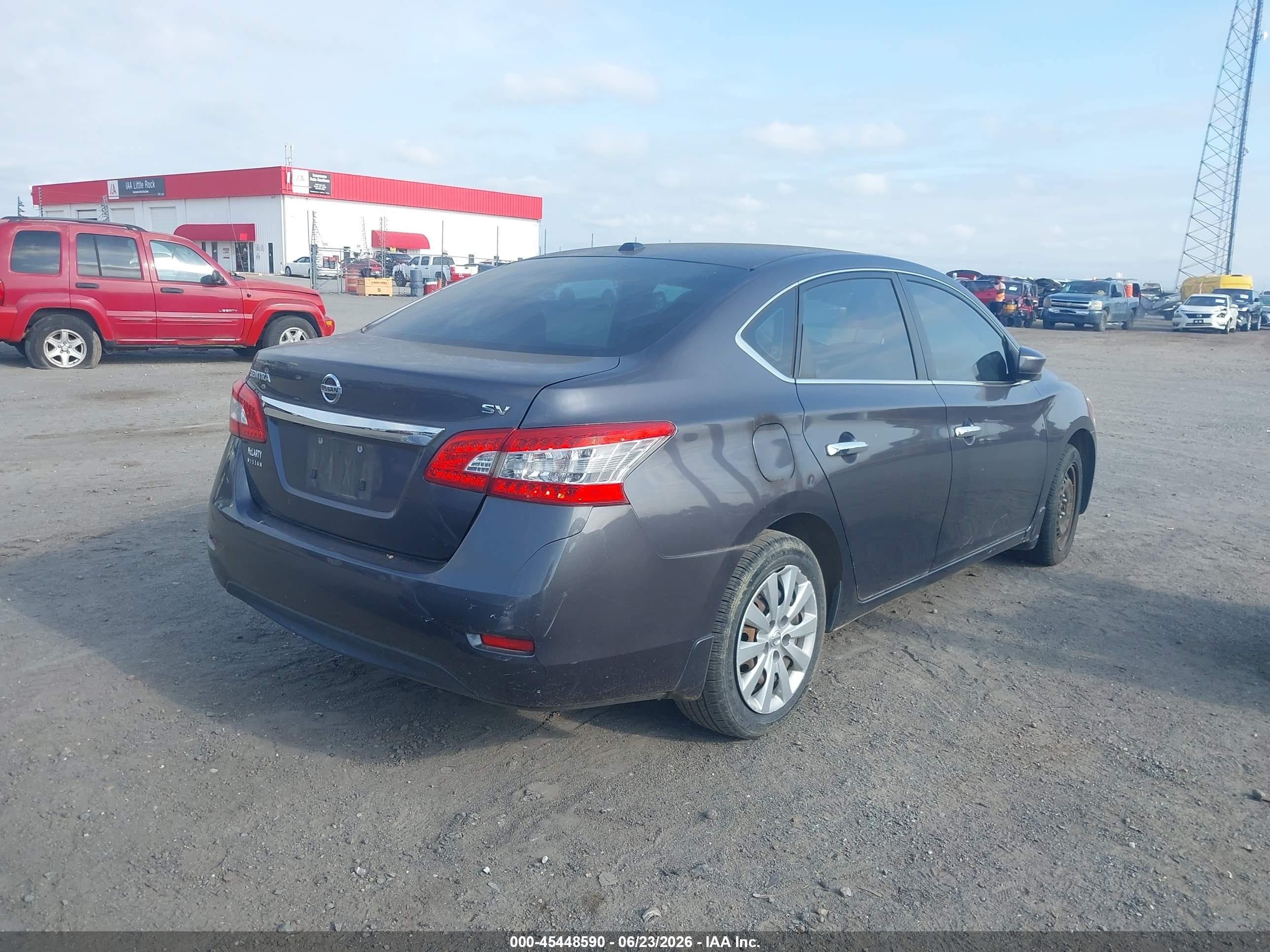 2015 Nissan Sentra Sv Gray vin: 3N1AB7AP2FY254491