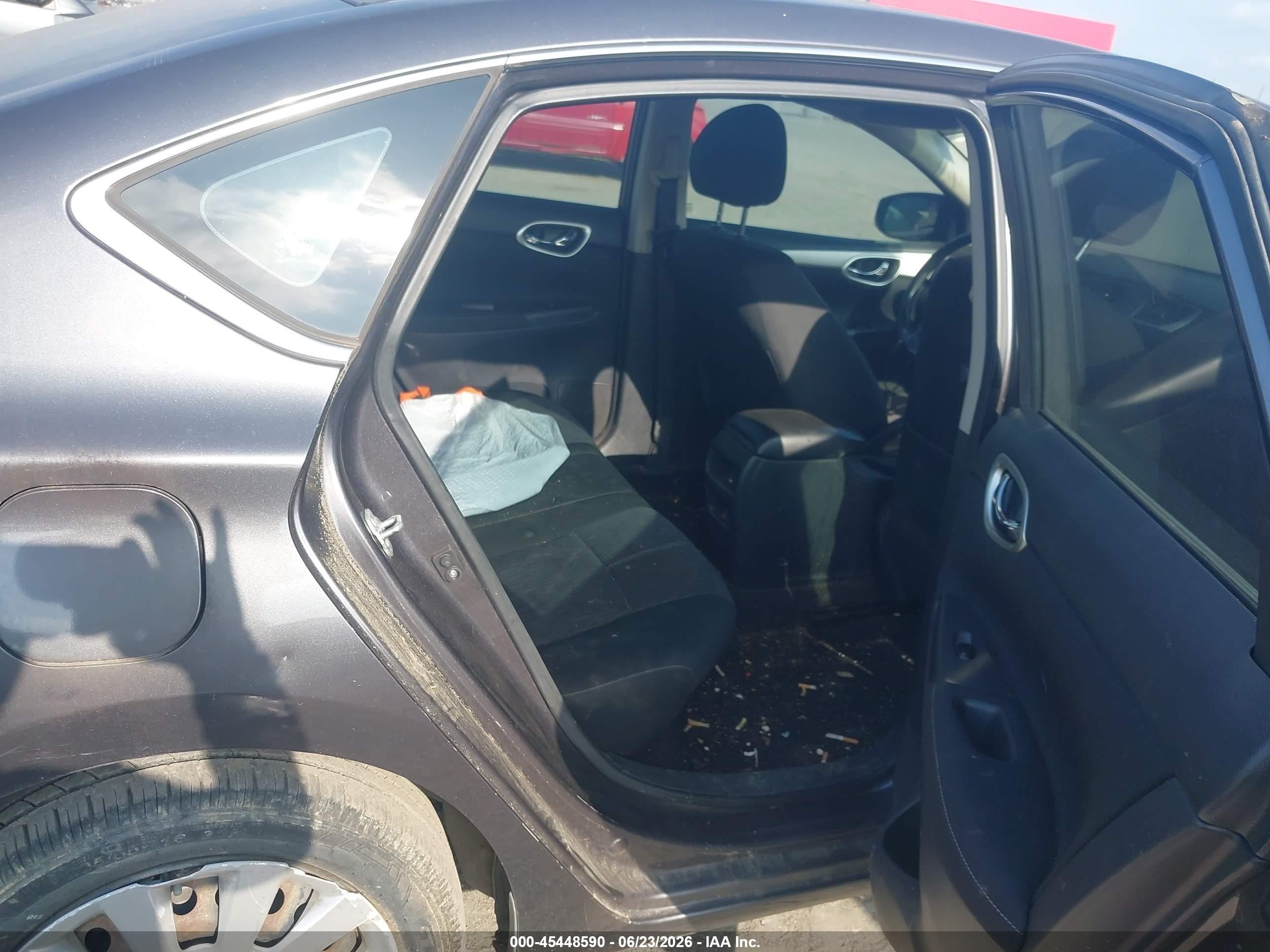 2015 Nissan Sentra Sv Gray vin: 3N1AB7AP2FY254491