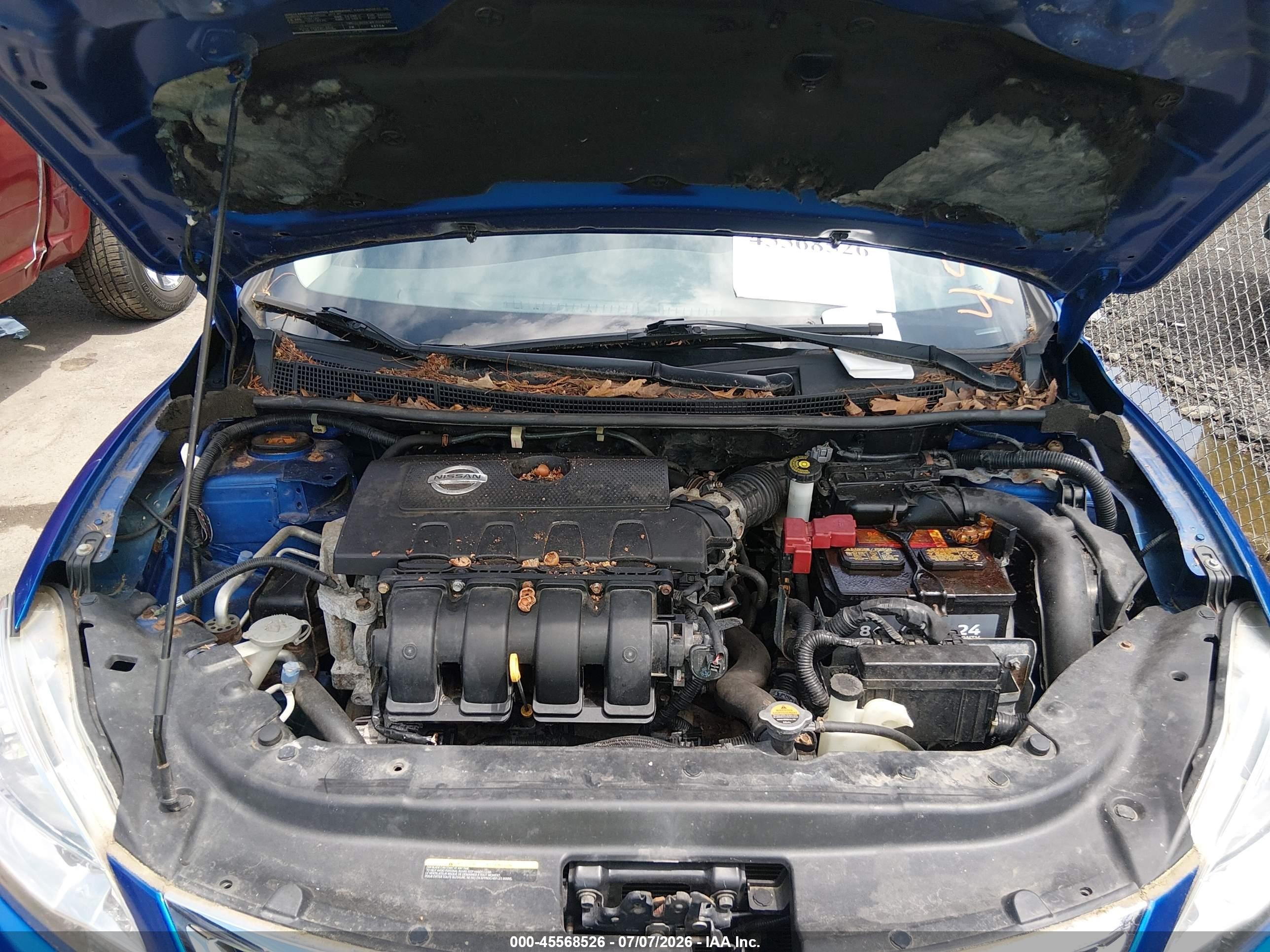 2015 Nissan Sentra Sr Blue vin: 3N1AB7AP2FY257021