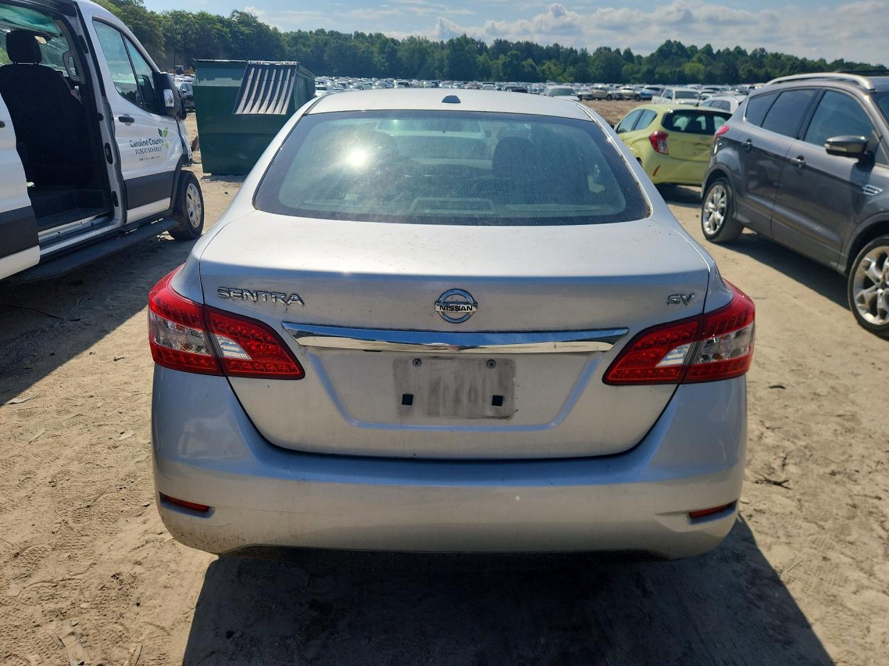2015 Nissan Sentra Sv Silver vin: 3N1AB7AP2FY262140