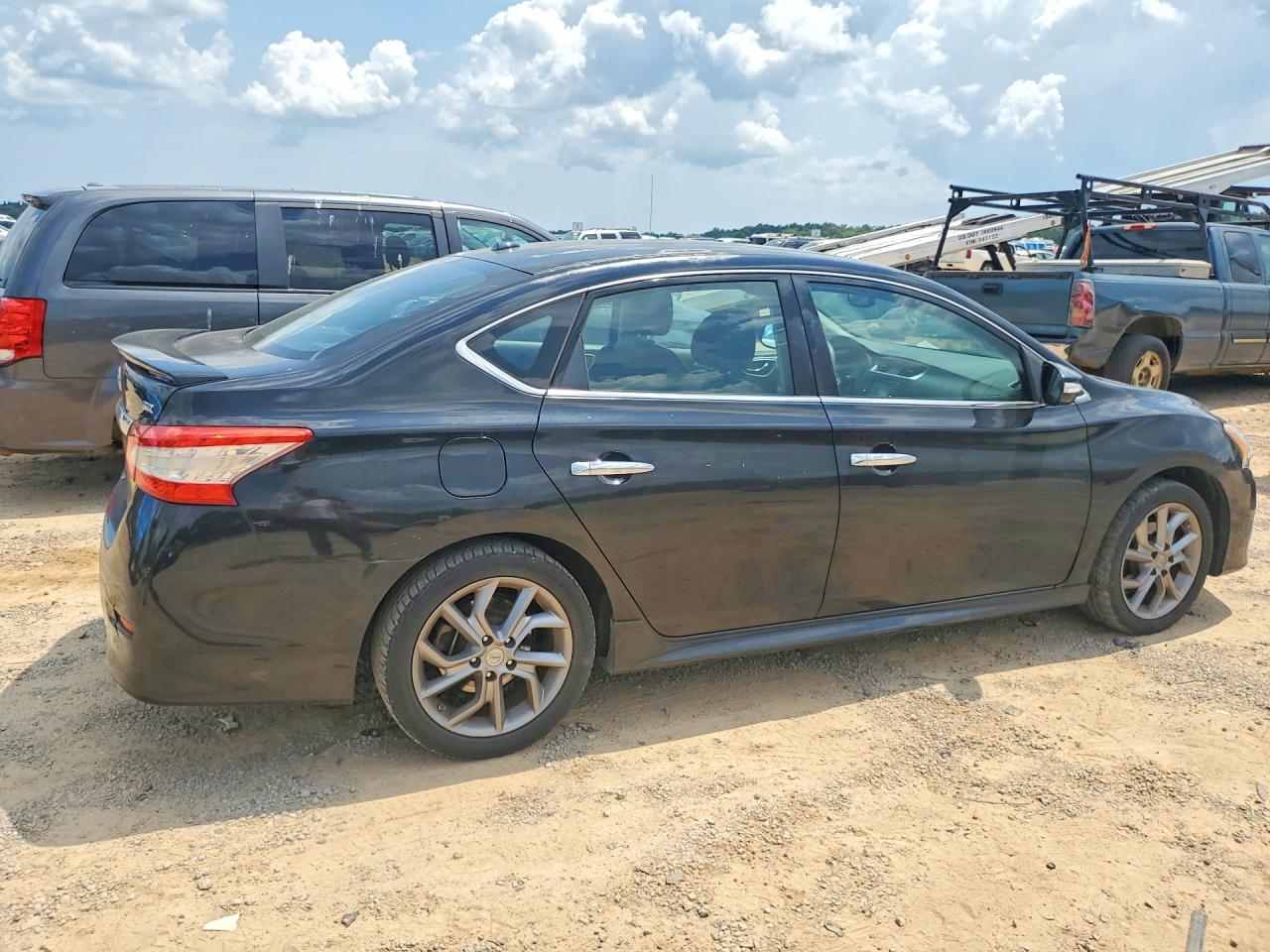 2015 Nissan Sentra Sr Black vin: 3N1AB7AP2FY263403