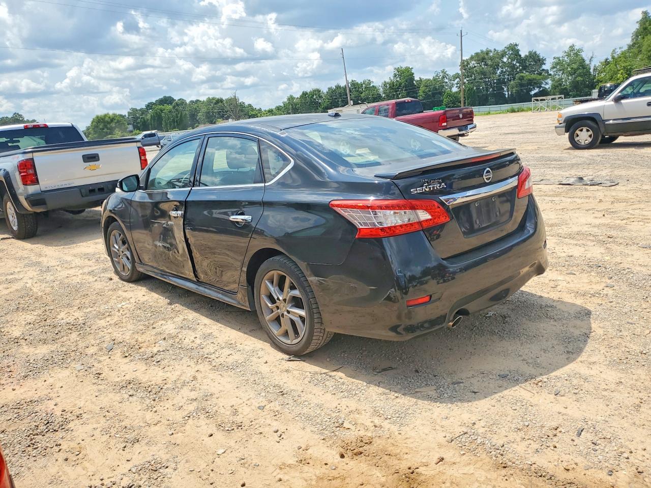 2015 Nissan Sentra Sr Black vin: 3N1AB7AP2FY263403