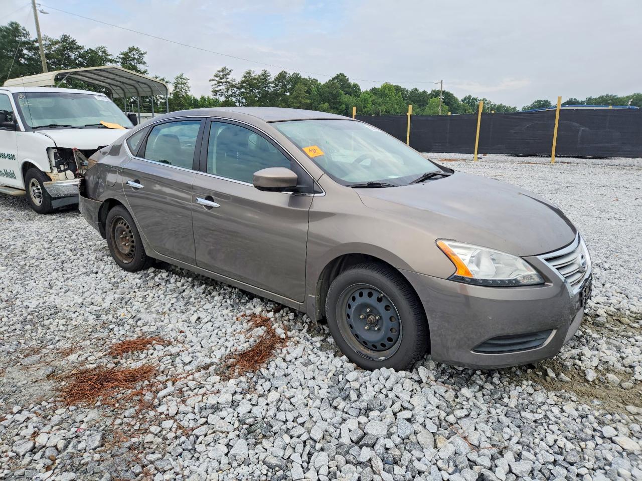 2015 Nissan Sentra Sv Gray vin: 3N1AB7AP2FY263529