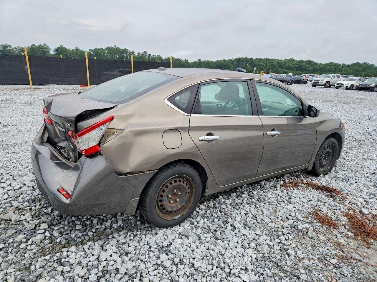 2015 Nissan Sentra Sv Gray vin: 3N1AB7AP2FY263529