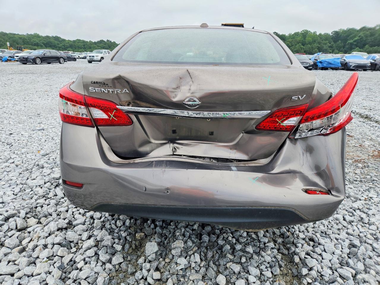 2015 Nissan Sentra Sv Gray vin: 3N1AB7AP2FY263529
