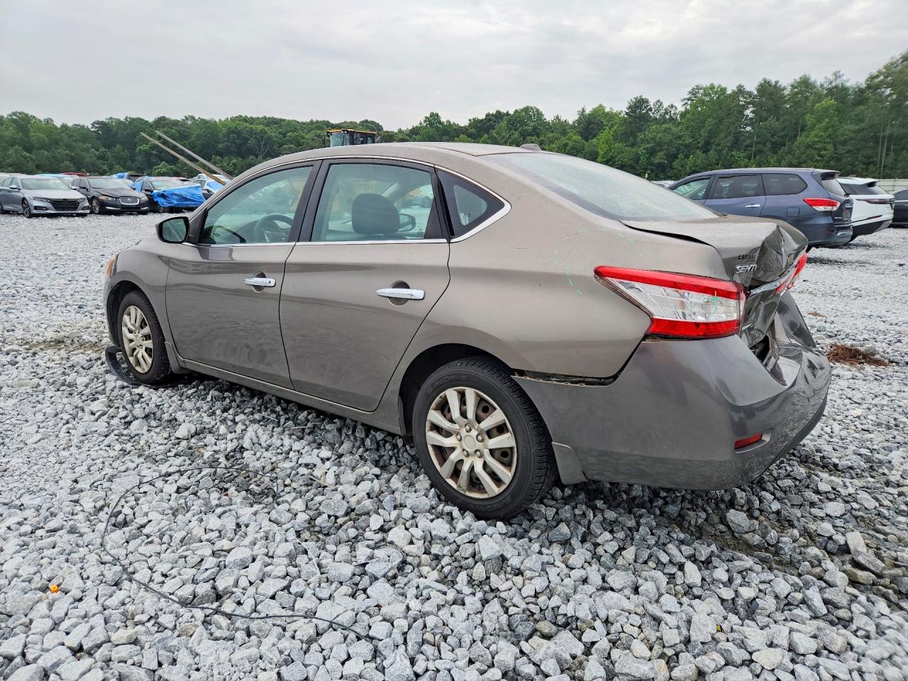 2015 Nissan Sentra Sv Gray vin: 3N1AB7AP2FY263529