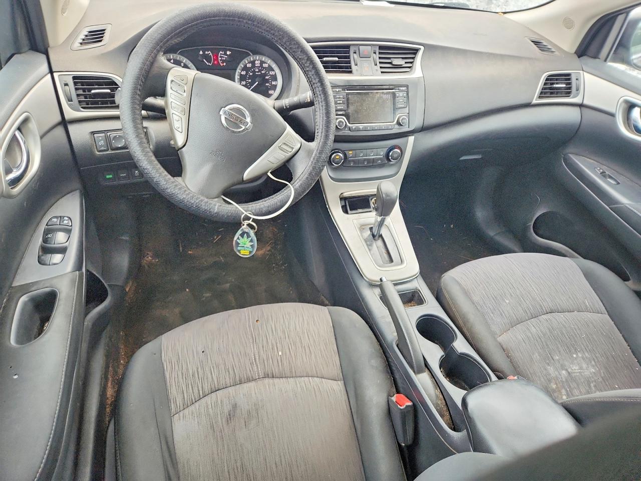 2015 Nissan Sentra Sv Gray vin: 3N1AB7AP2FY263529