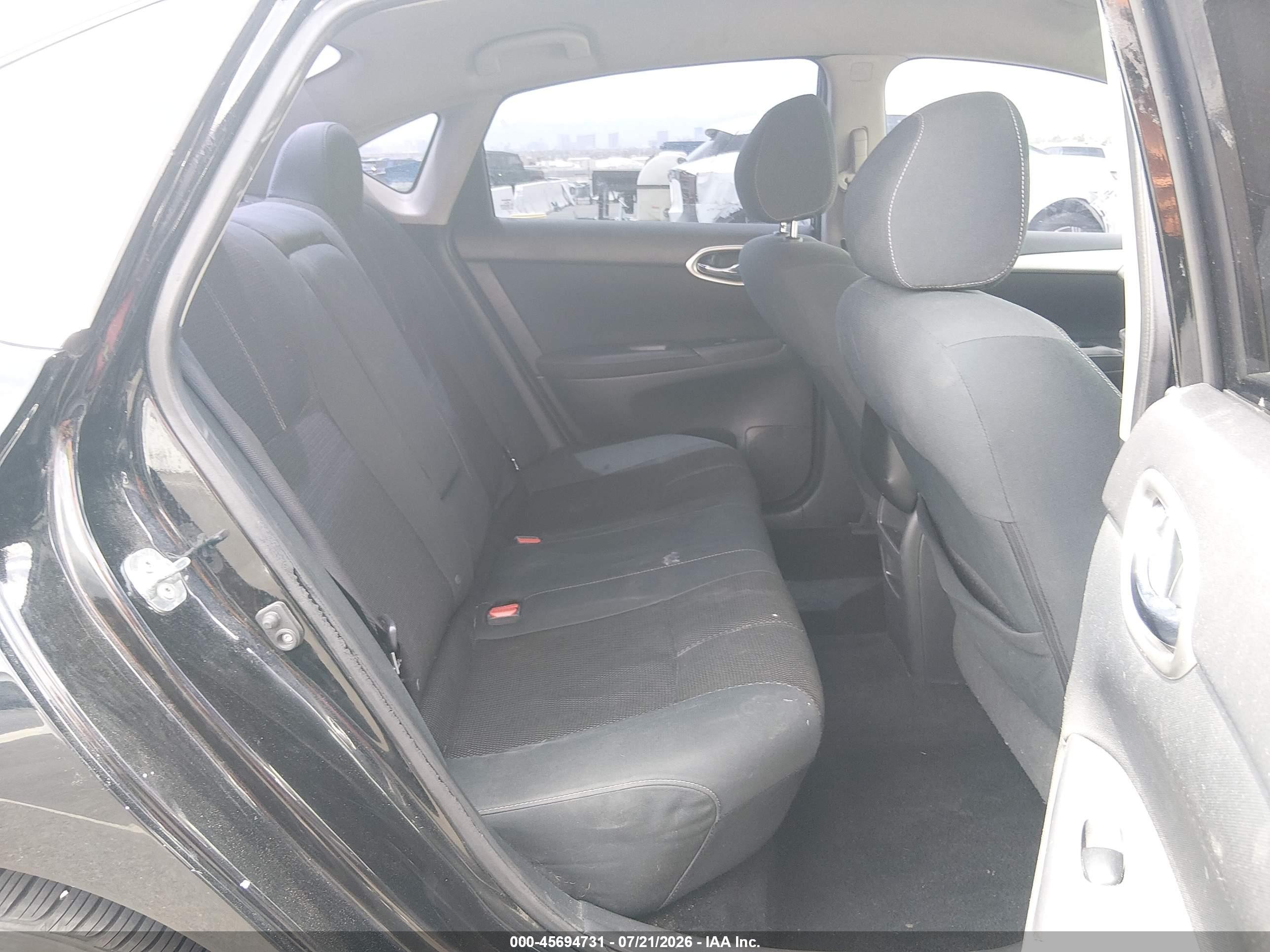 2015 Nissan Sentra S Black vin: 3N1AB7AP2FY263675