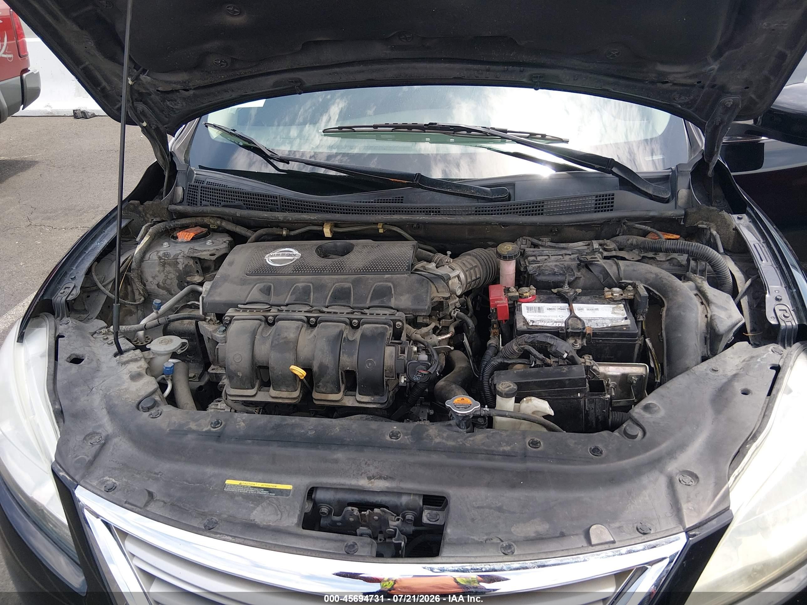 2015 Nissan Sentra S Black vin: 3N1AB7AP2FY263675
