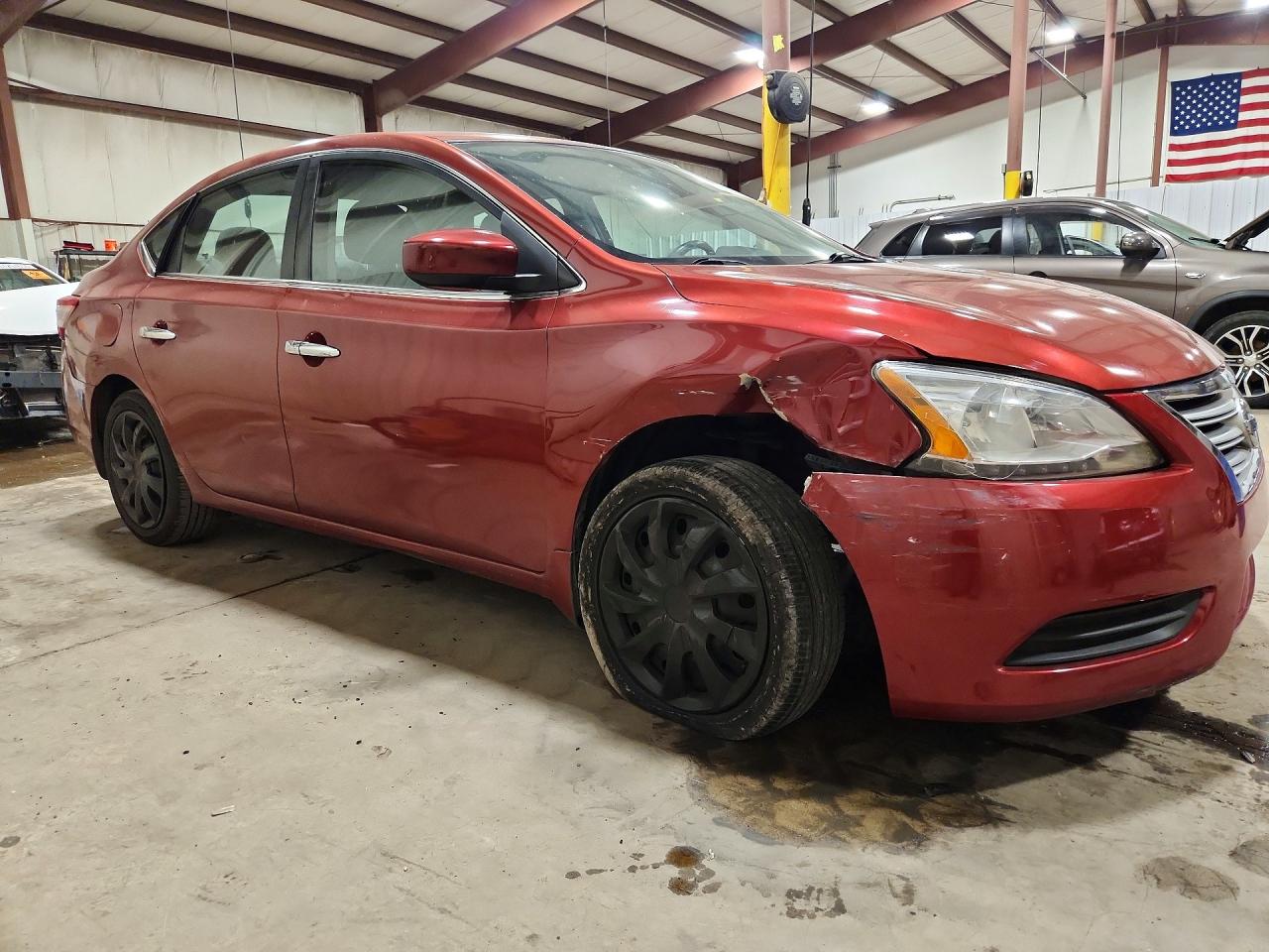 2015 Nissan Sentra Sv Red vin: 3N1AB7AP2FY264230