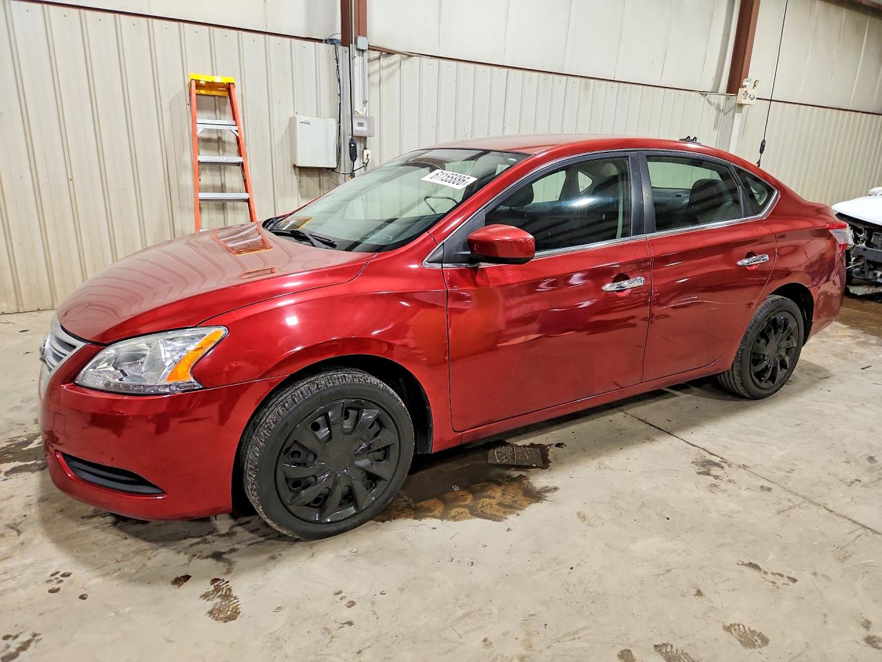 2015 Nissan Sentra Sv Red vin: 3N1AB7AP2FY264230