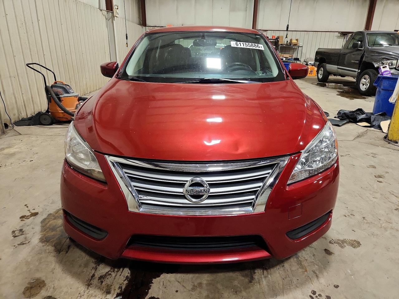 2015 Nissan Sentra Sv Red vin: 3N1AB7AP2FY264230