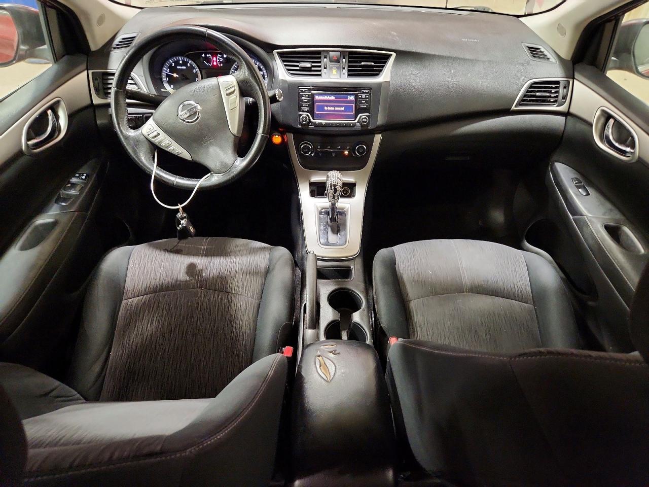 2015 Nissan Sentra Sv Red vin: 3N1AB7AP2FY264230