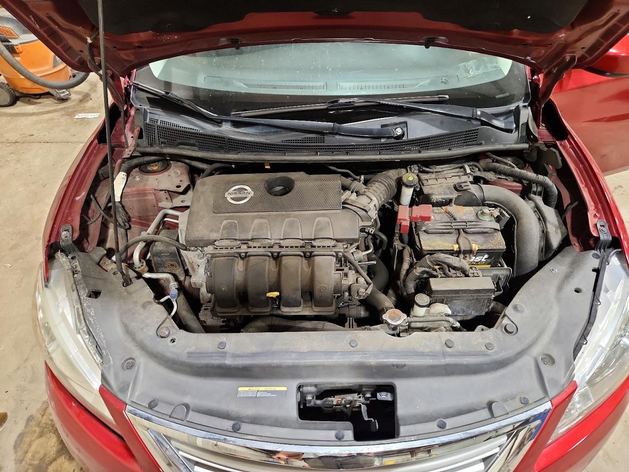 2015 Nissan Sentra Sv Red vin: 3N1AB7AP2FY264230