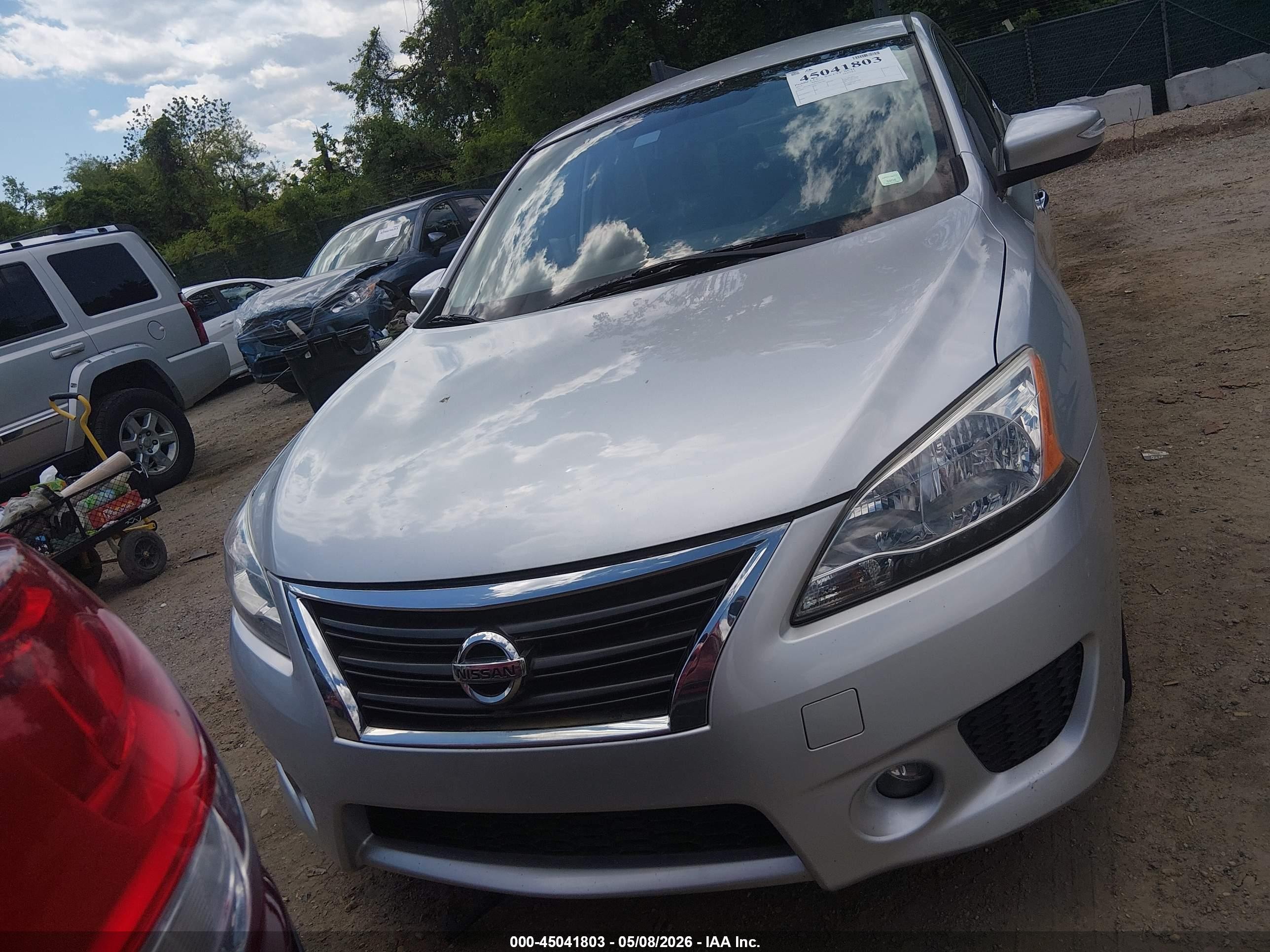 2015 Nissan Sentra Sr Silver vin: 3N1AB7AP2FY265782