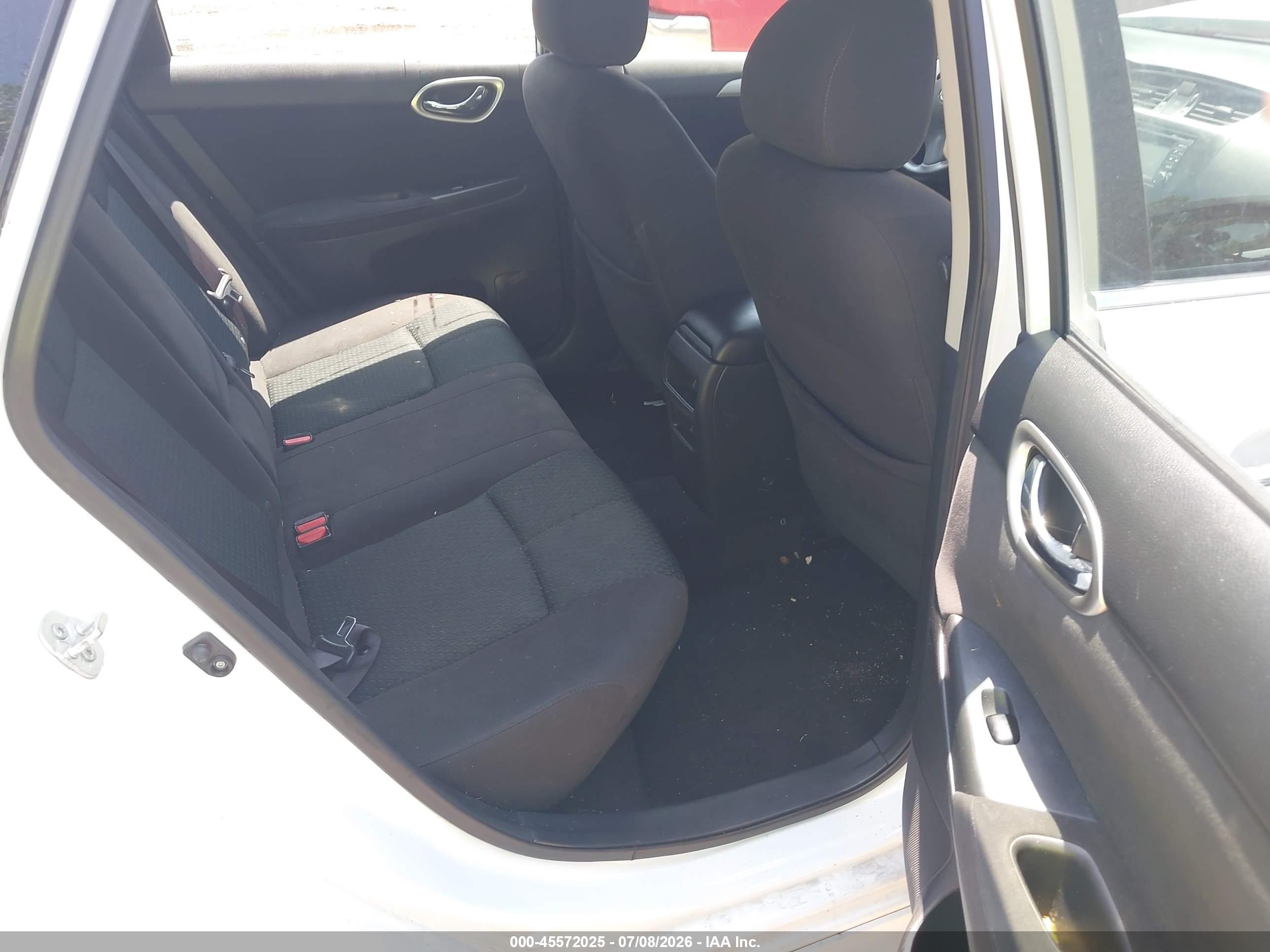 2015 Nissan Sentra Sr Белый vin: 3N1AB7AP2FY266480